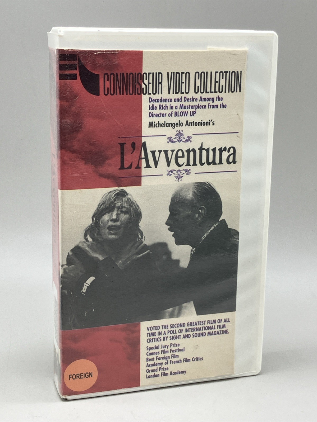 L’Avventura By Michelangelo Antonioni VHS Tape From Home Vision Cinema