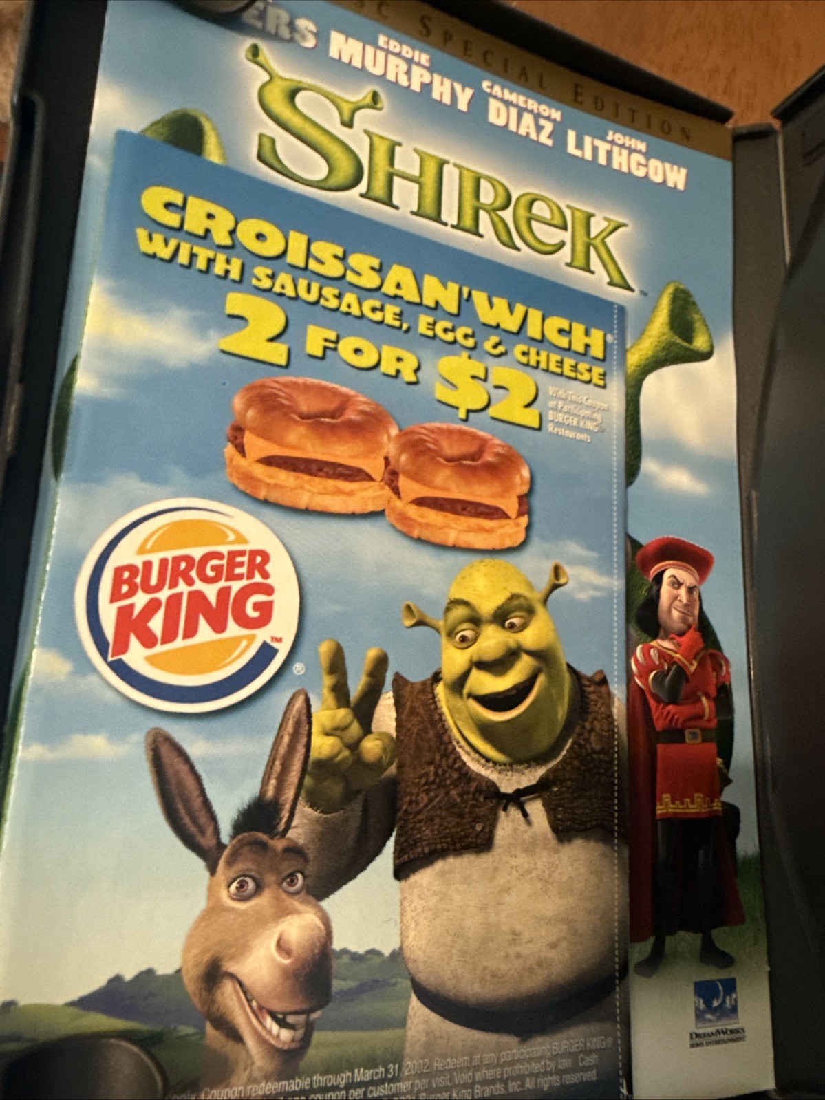 Dream Works Shrek And Shrek 2 DVD Lot of 2 DVD’s