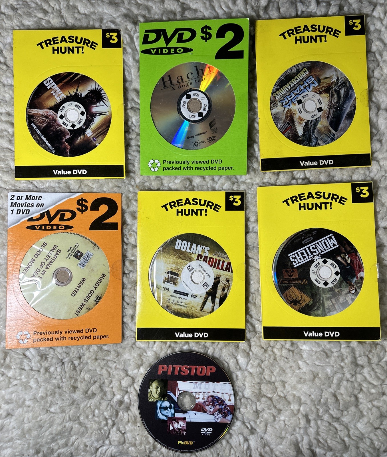 Obscure Action Packed 7 DVD Lot ~ Weird B-Movie