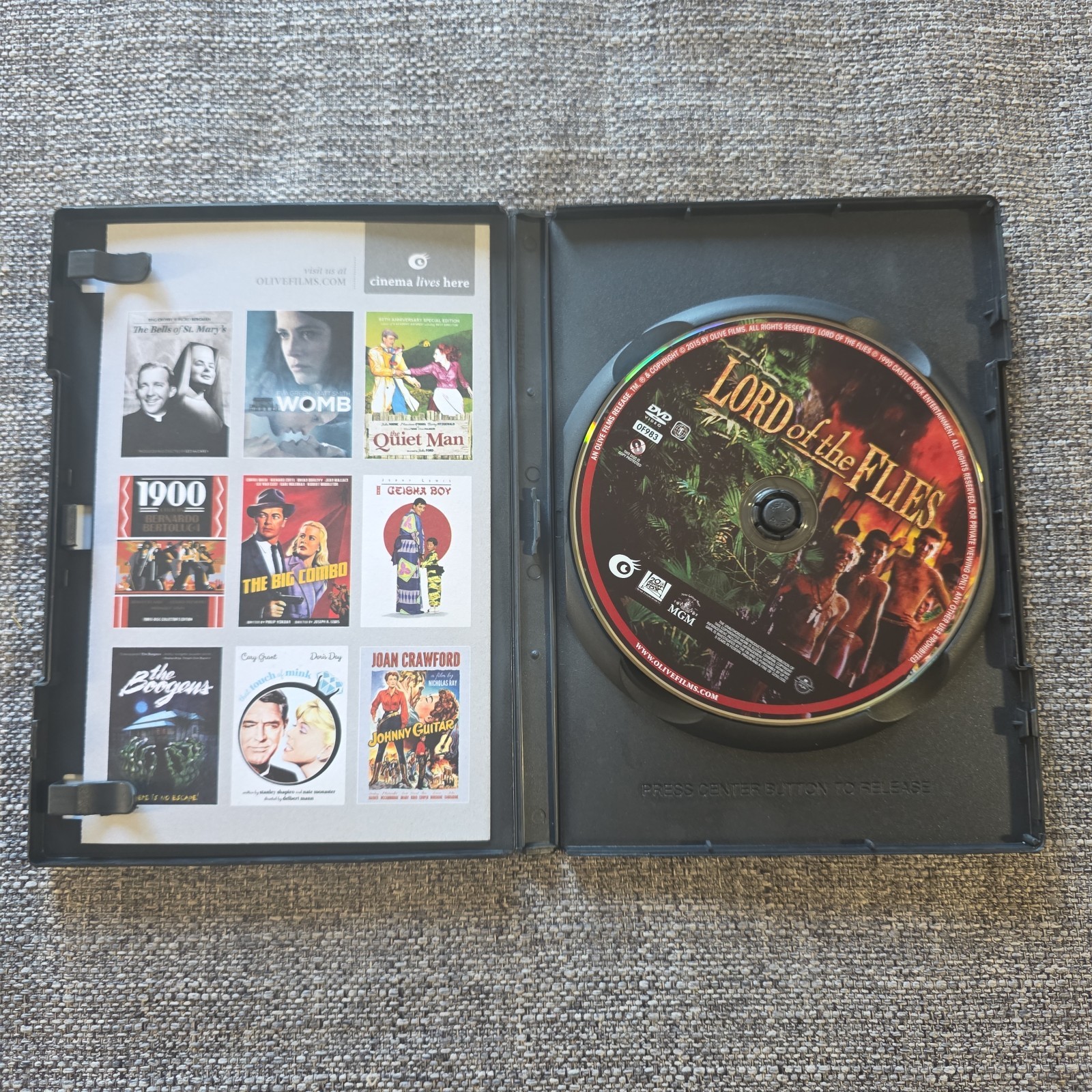 Lord of the Flies (DVD, 1990, MGM) Balthazar Getty Film – Olive Films