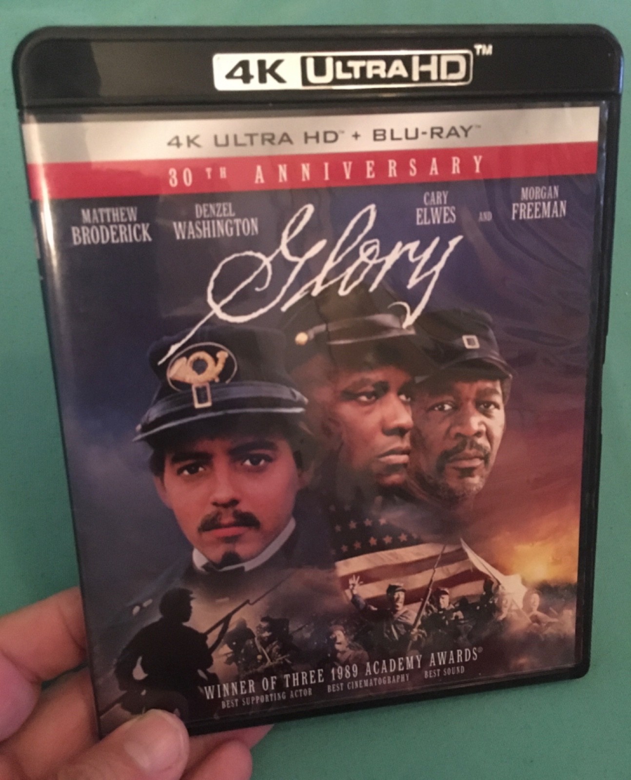 Glory (4K / Blu-ray + Digital) Denzel Washington Matthew Broderick