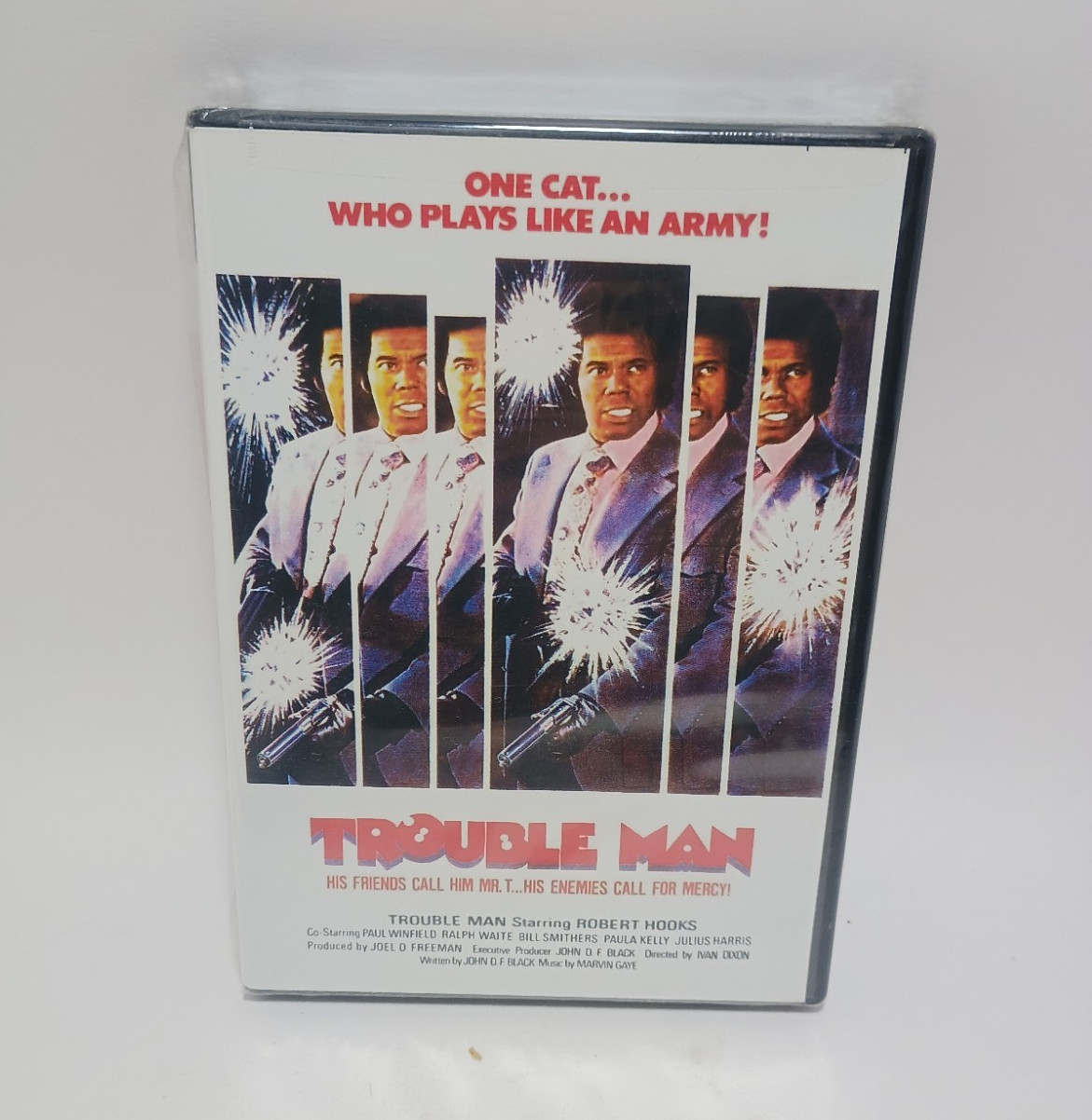 Trouble Man DVD 1972 Robert Hooks Blaxploitation NEW FACTORY SEALED OOP Slat Art