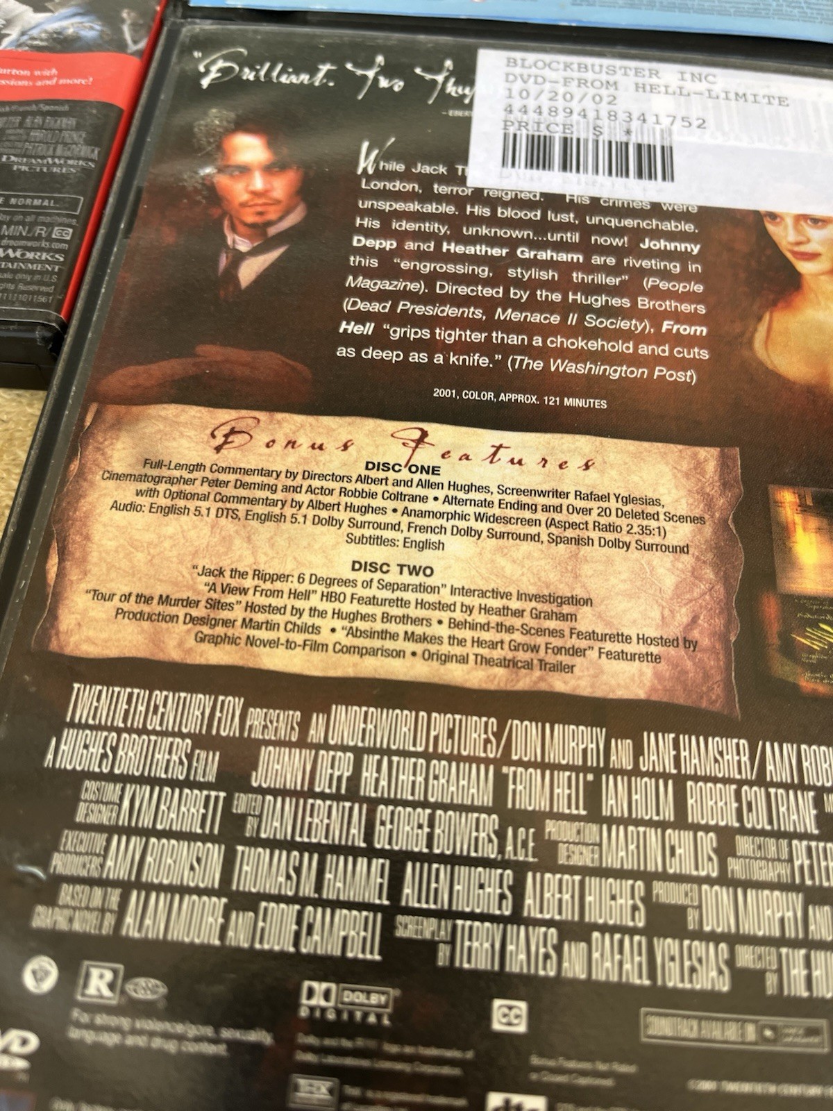 7 Set Johnny Depp DVD Movies Tested Good Flix