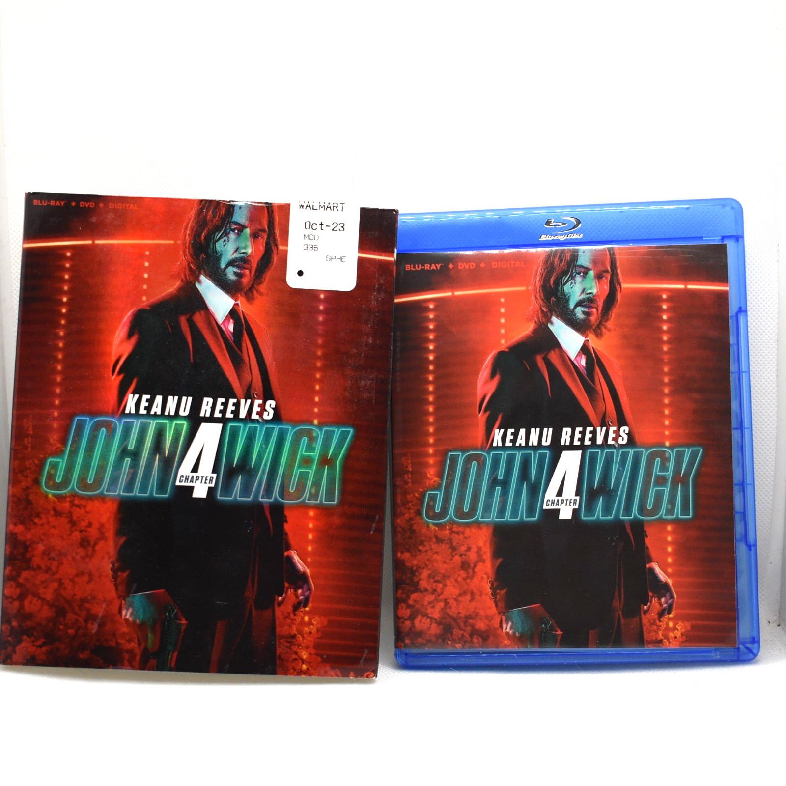 John Wick: Chapter 4 (Blu-ray, DVD Only2023) w/Slipcover Tested