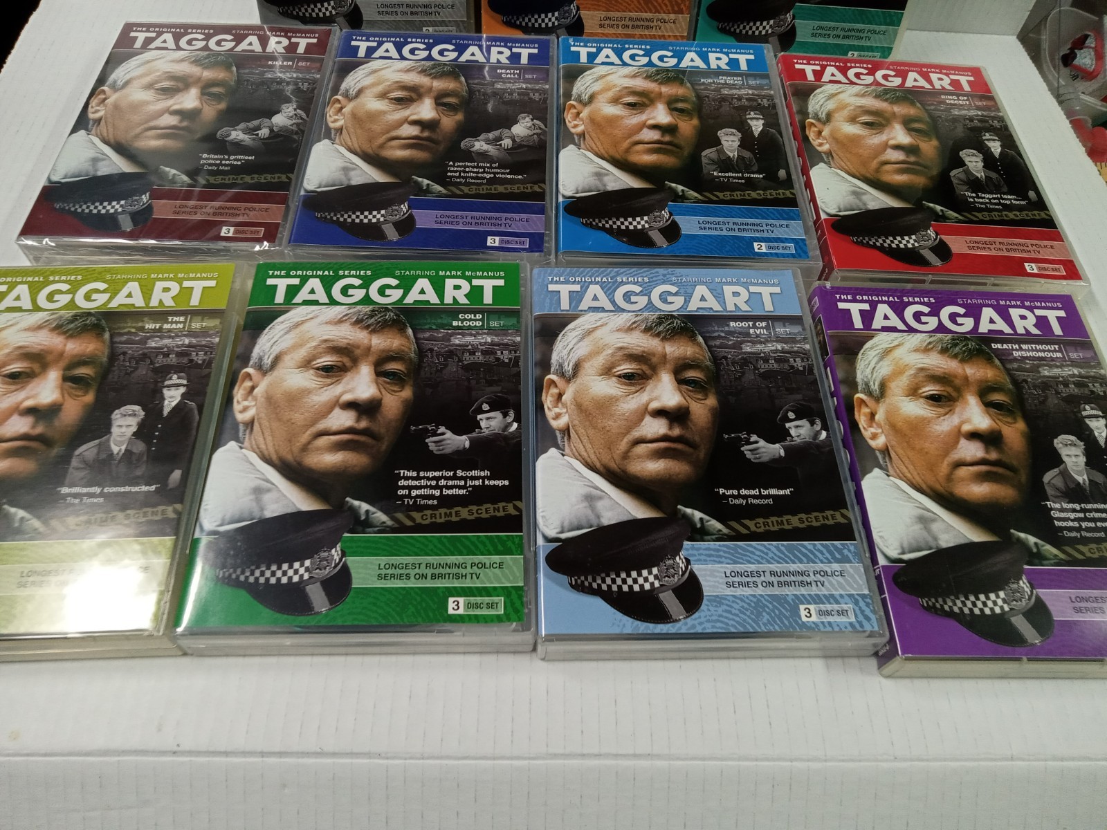 11 Vol TAGGART Scottish Police Series Set Original Series Pre Owned Complete