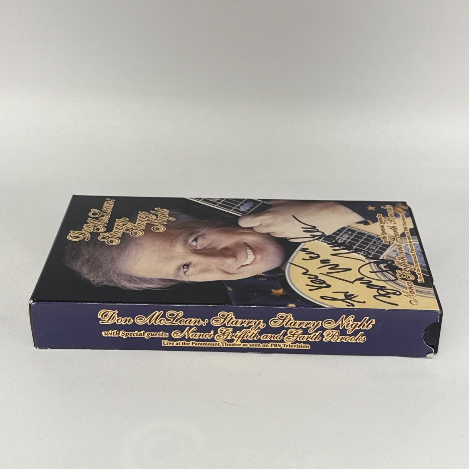 Don McLean Starry Night VHS 2000 PBS Live Paramount Theater SIGNED Autographed
