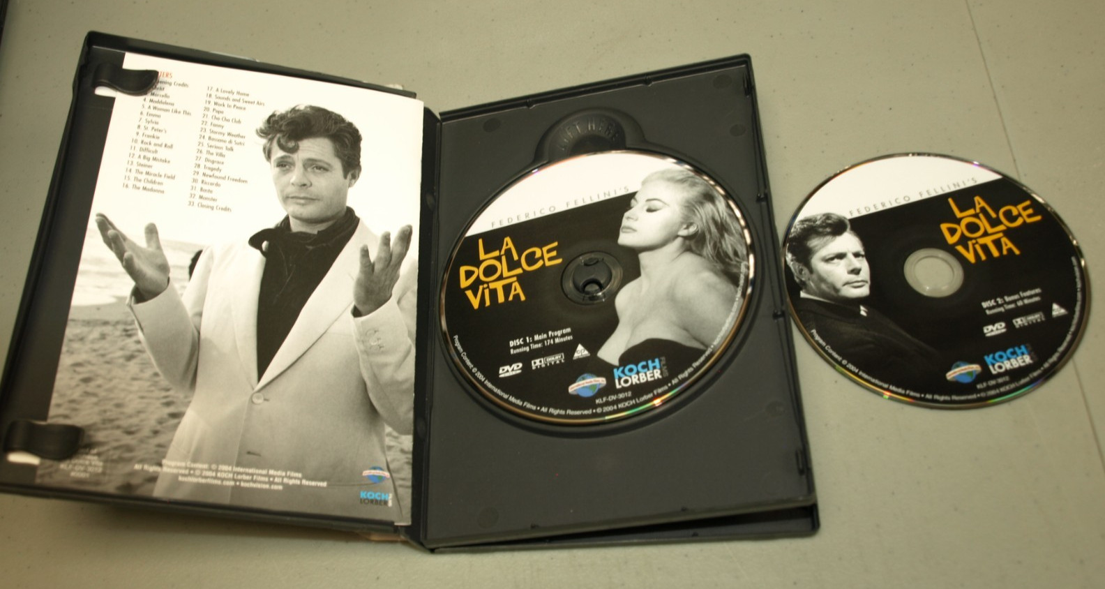La Dolce Vita (DVD, 2004, 2-Disc Collector’s Edition) 1961 Federico Fellini