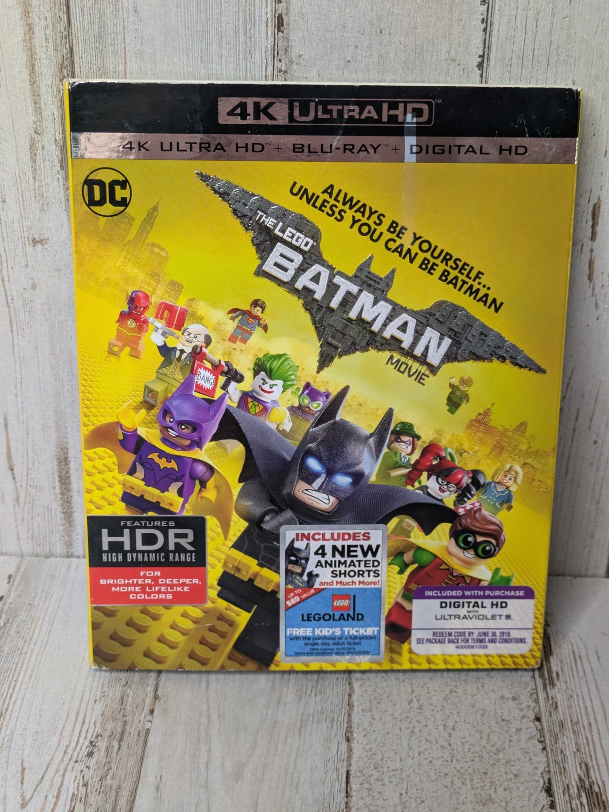 The LEGO Batman Movie (4k Ultra HD + Blu-Ray) /NO DIGITAL CODE / w OOP Slipcover