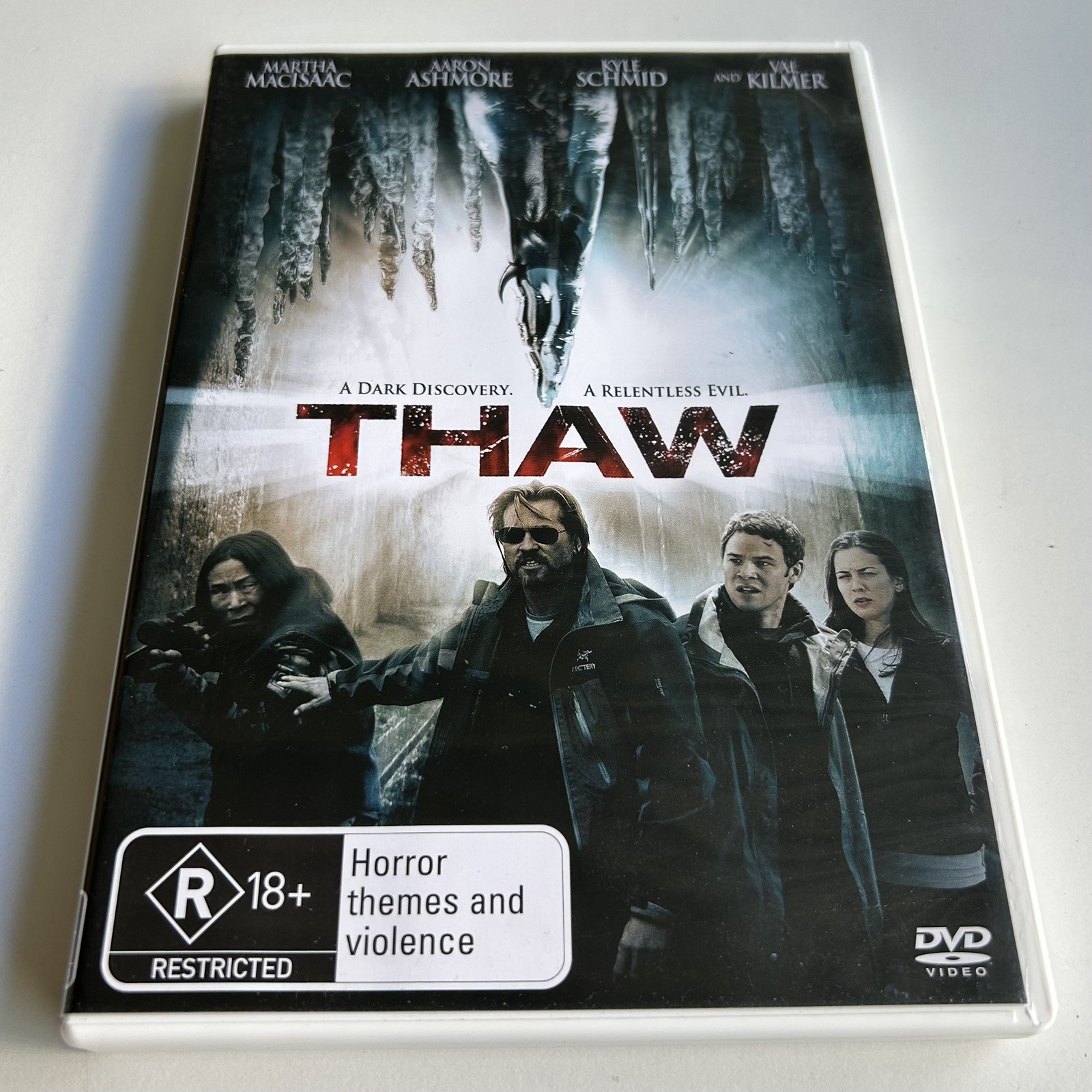 Thaw DVD 2009 RARE Horror Sci-Fi Val Kilmer Aaron Ashmore R18+ Region 4 PAL