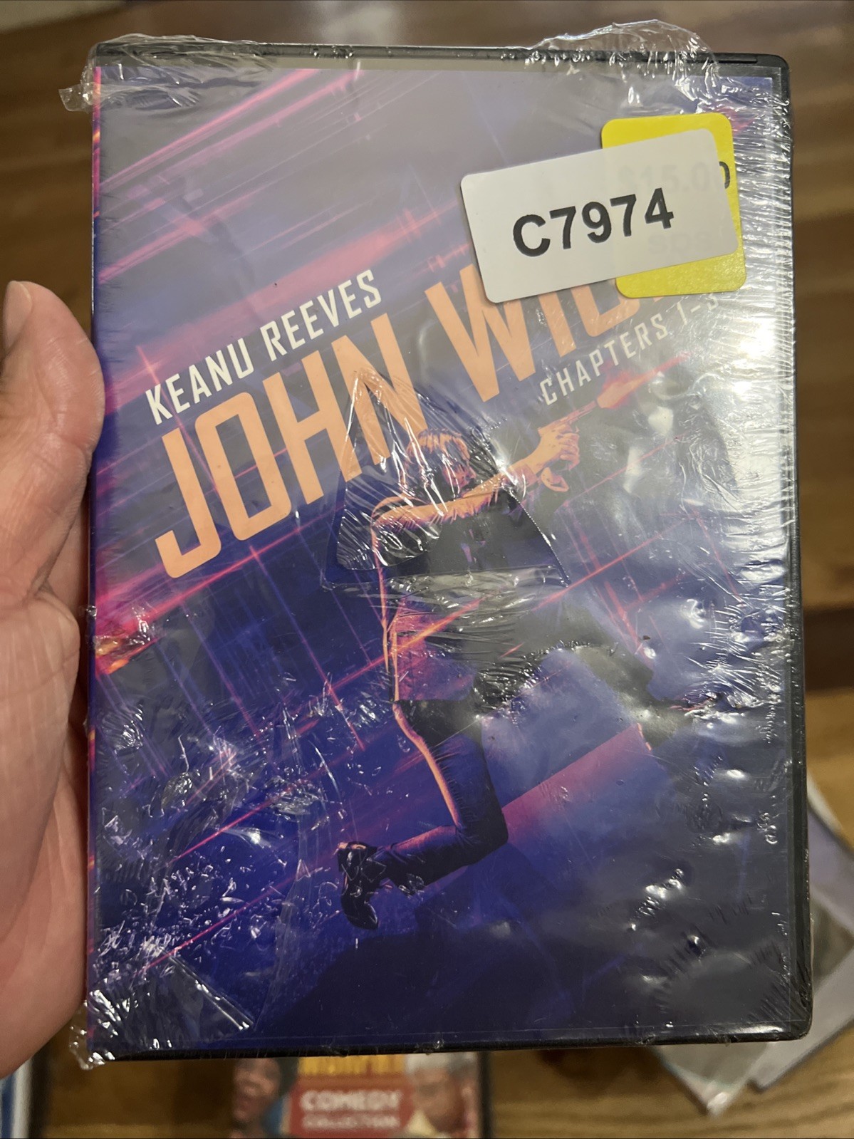 John Wick Chapter 1 / 2 / 3 DVD 3DISCS 2019, Keanu Reeves (Case Wear)