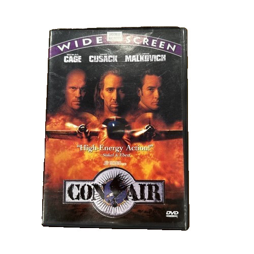 CON AIR (DVD) VG Disc + Cover Art – NO CASE