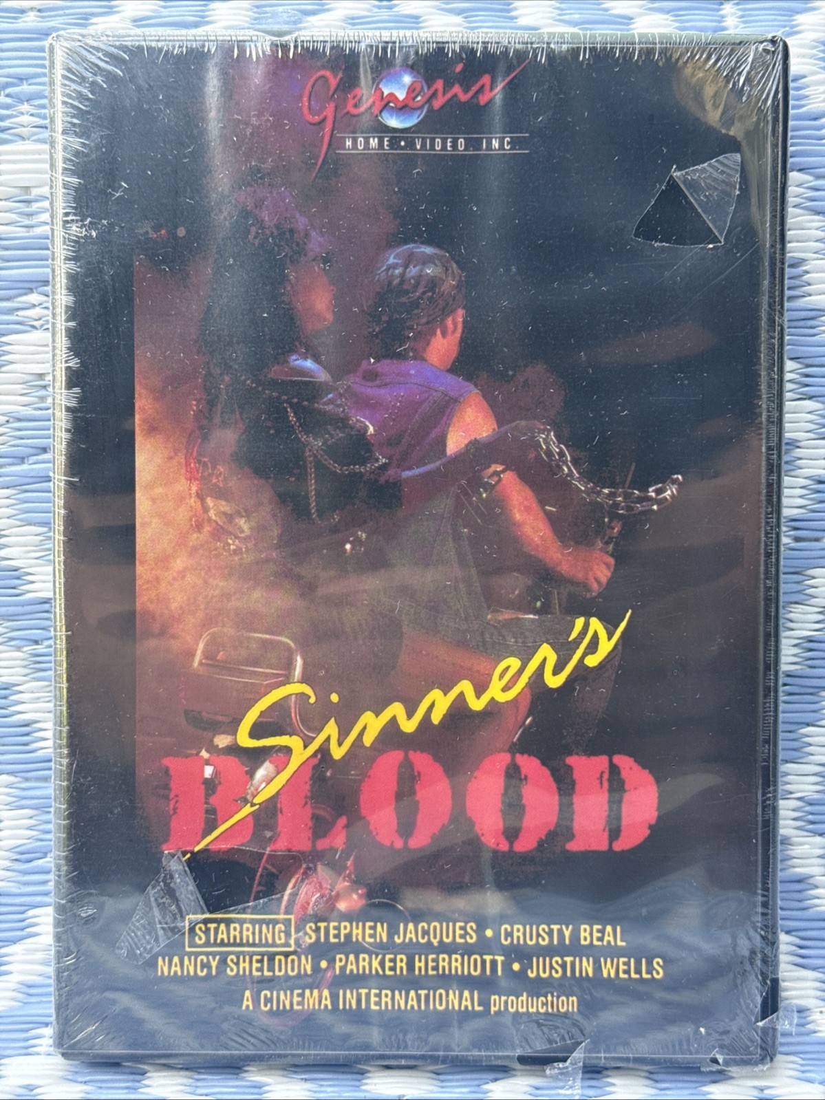 Sinners Blood DVD – 1987 – Genesis Home Video – Brand, New Factory Sealed
