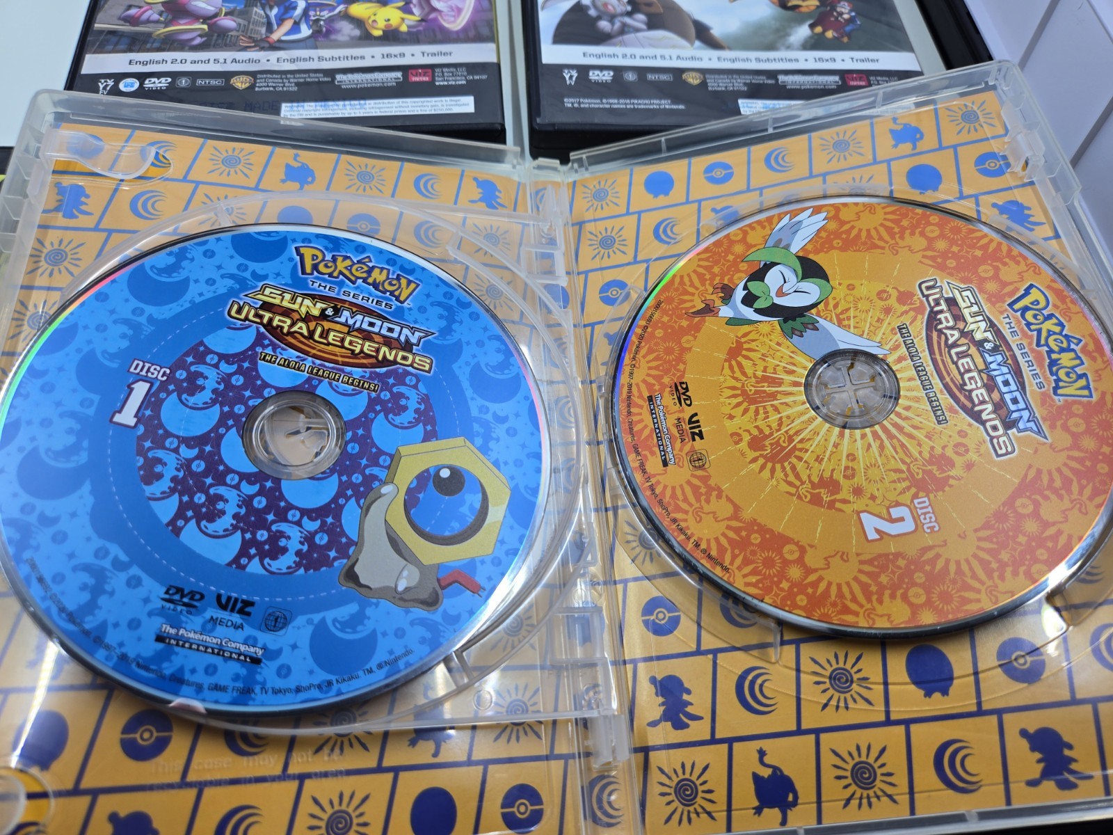 (7) Pokemon DVD Lot – Sun & Moon, Volcanion, Clash Of Ages, Heros, 4 Ever + More