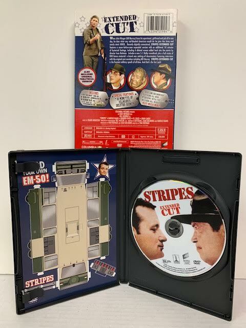 BILL MURRAY STRIPES (DVD, 2005, Extended Cut)-VERY GOOD- SHIP FREE