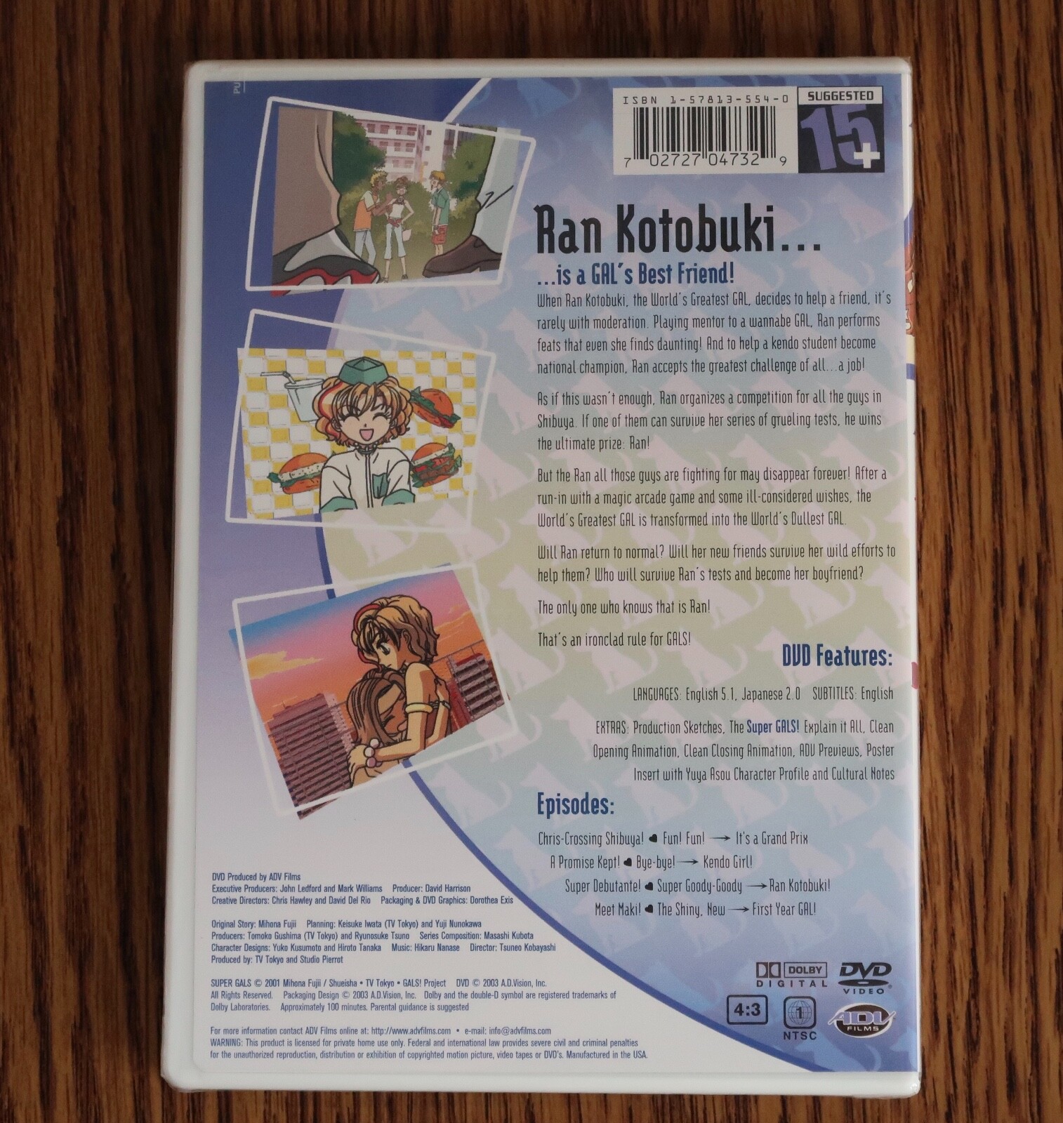 Super Gals – Vol. 3: Ran Loves Shibuya (DVD, 2003) BRAND NEW DVD