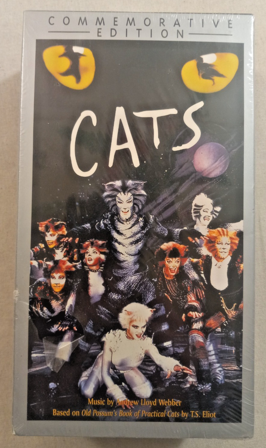 Cats VHS Commemorative Edition , 2 Tapes Sealed Watermark