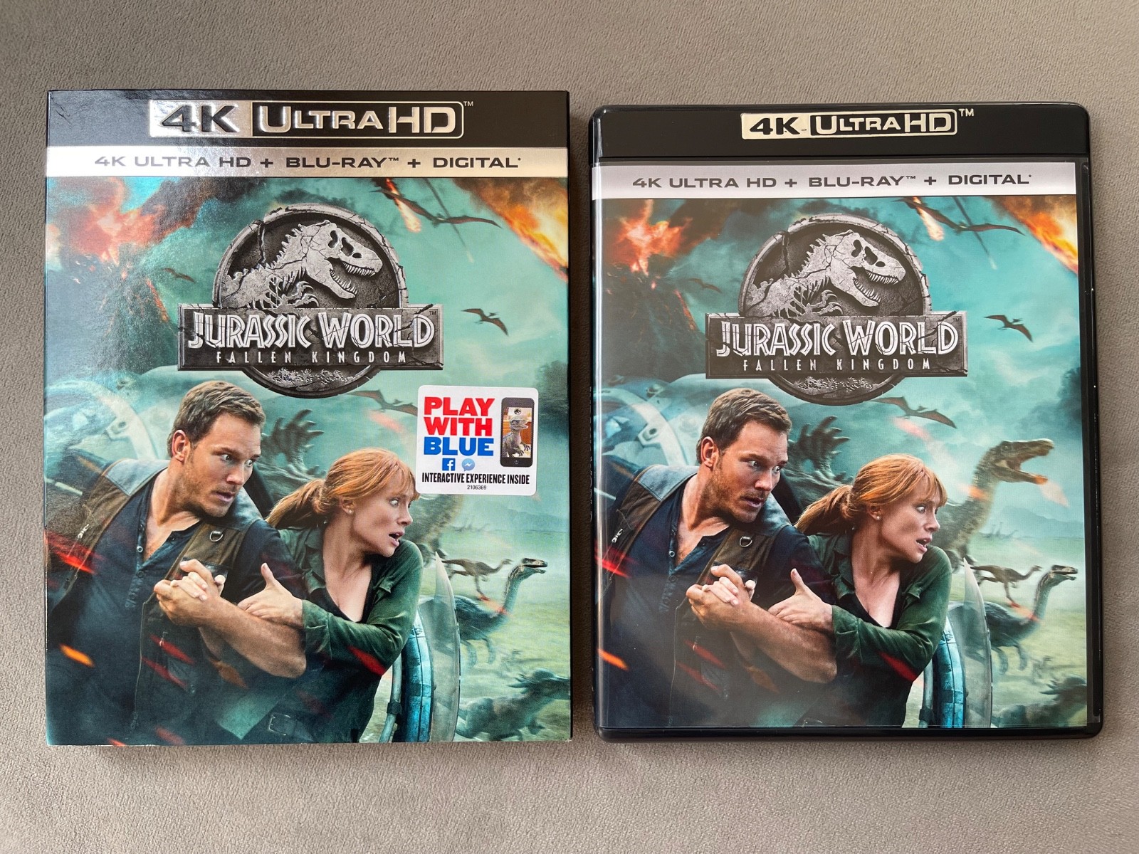Jurassic World: Fallen Kingdom (4K UHD Blu-ray) *w/ OOP SLIPCOVER*