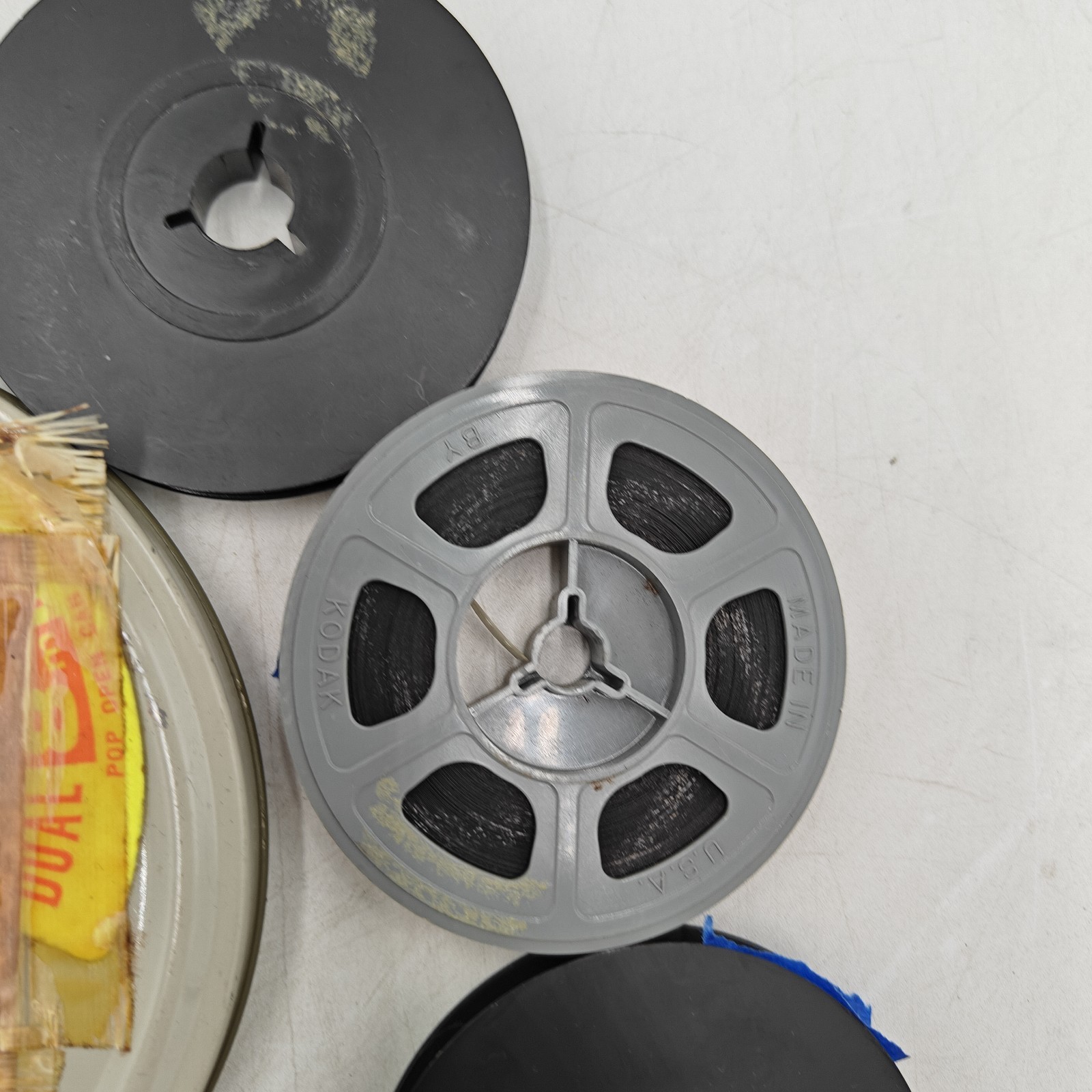 VTG Lot of 7 Film Reels Video Recorded – Unknown contents or origin – Treasure!