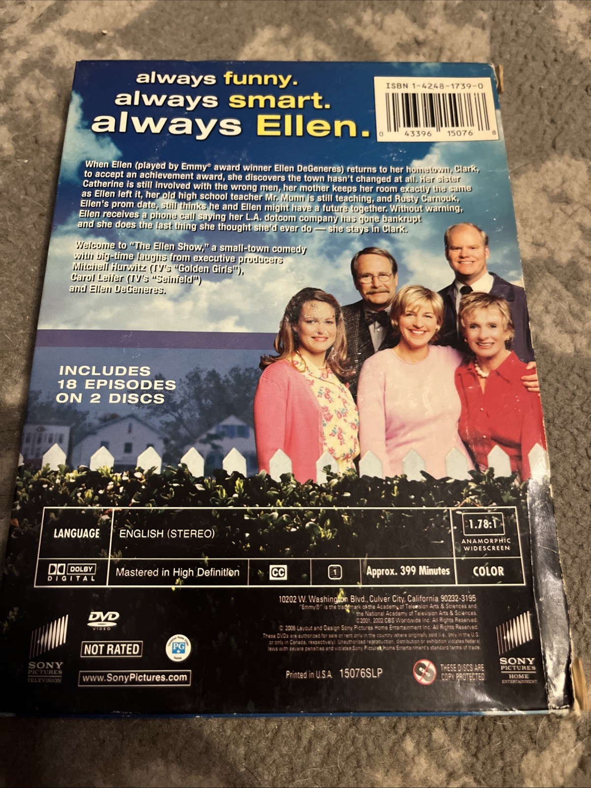 The Ellen Show – The Complete Series (DVD, 2006, 2-Disc Set) Ellen Degeneres