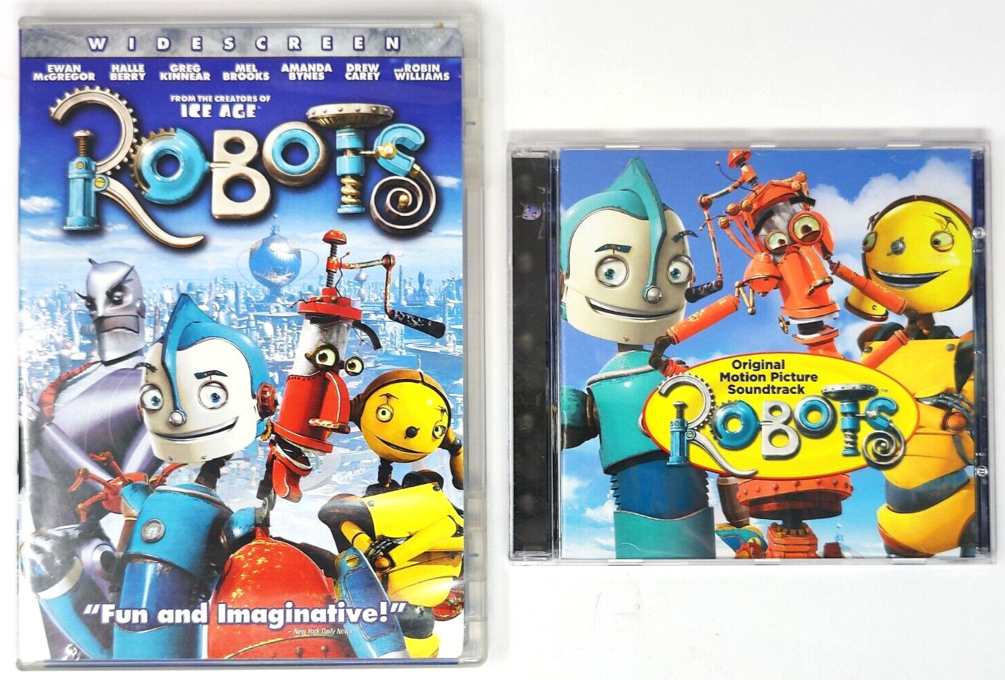 Robots DVD Widescreen Edition and Robots CD Original Motion Picture Soundtrack