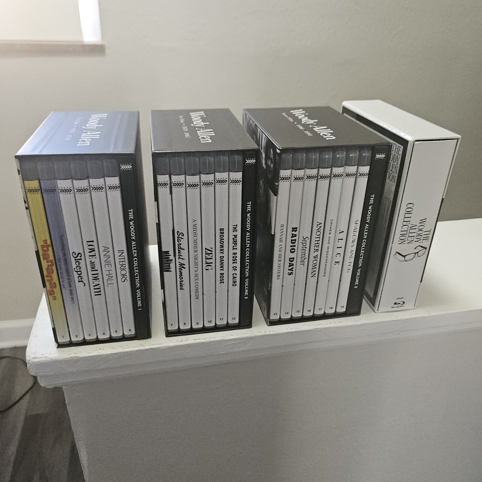 Lot Of 4 Woody Allen Blu-Ray Boxsets READ DESCRIPTION 27 Films Arrow Boutique