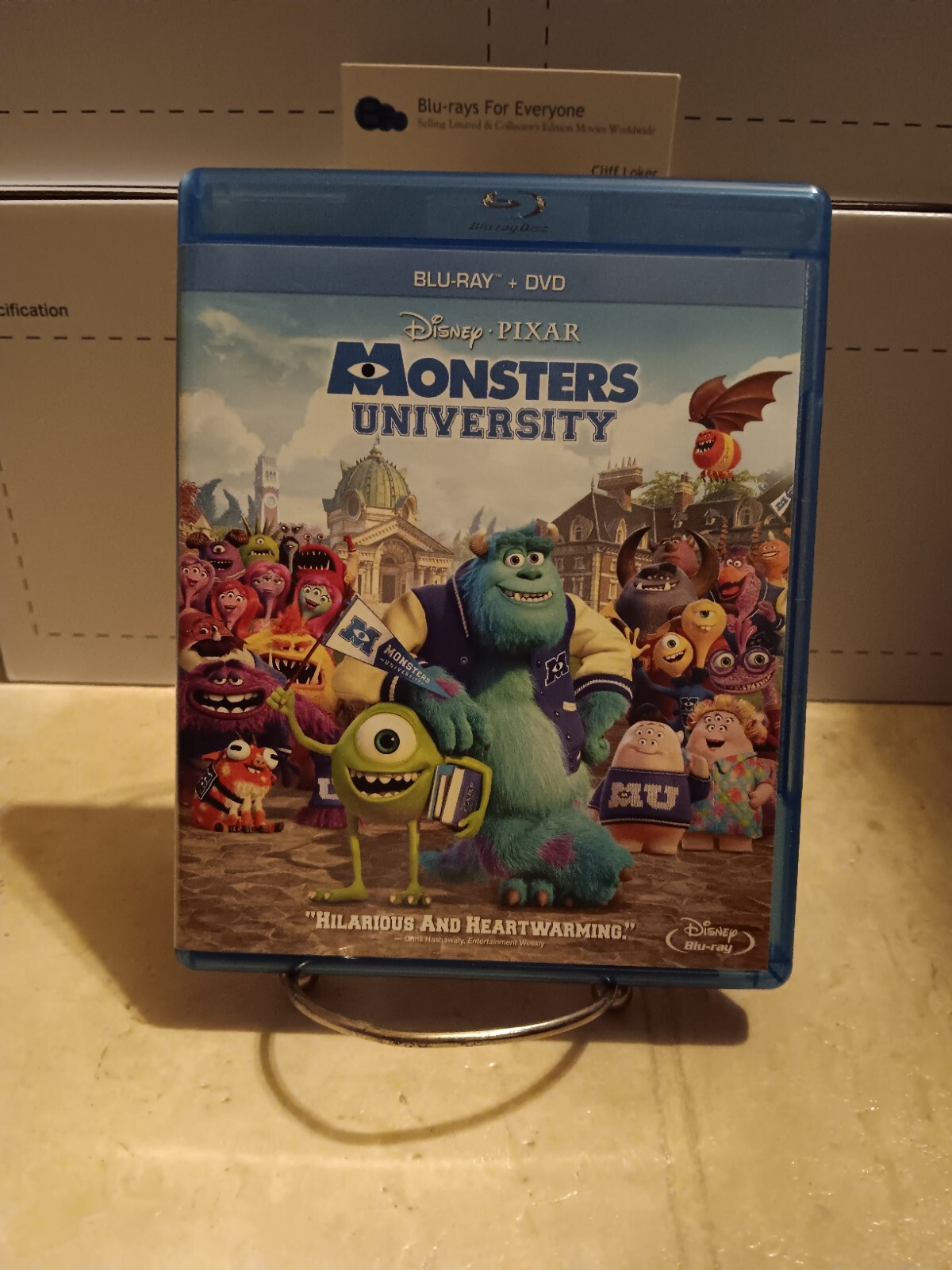(Used) Monsters University Blu-ray / No DVD (2013) – 2-Disc Set – Ships Next Day