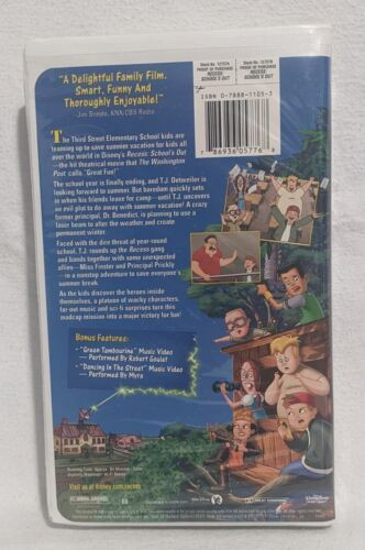 Disney Recess: School’s Out (VHS clamshell) (Walt Disney) – Good Condition