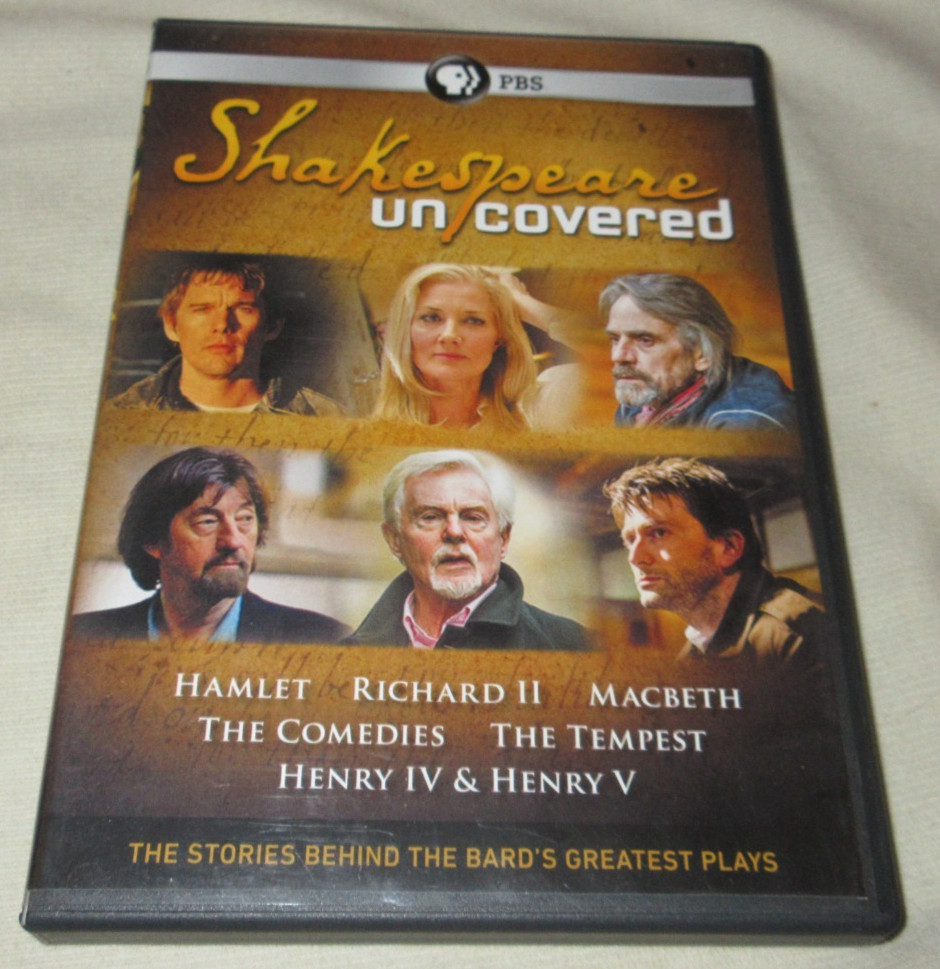 Shakespeare Uncovered DVD’s 2-Disc PBS Stories Behind The Plays Hamlet Tempest+