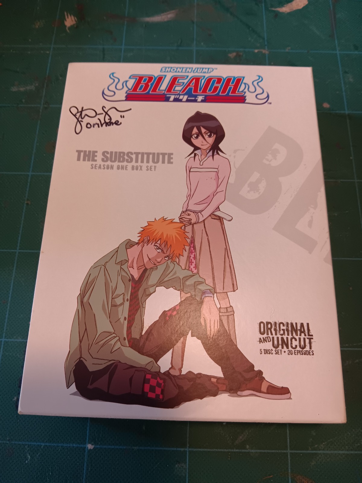 Bleach Uncut: Box Set 1 DVD Anime Autograph by Stephanie Sheh Orihime NICE!