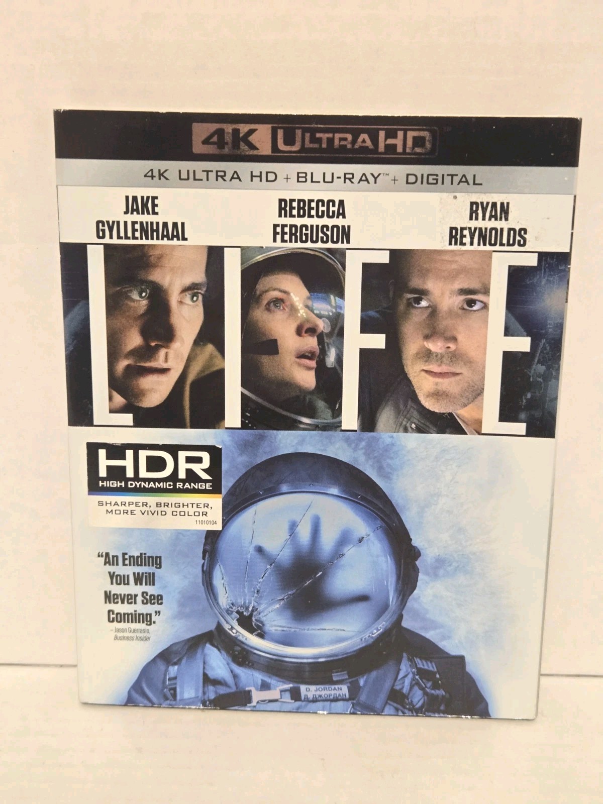 Life 4K UHD Blu-Ray 2017 Ryan Reynolds Jake Gyllenhaal Rebecca Ferguson Sony OOP