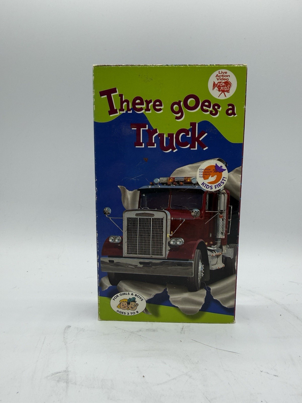 There Goes a Truck VHS 1994 KidVision Live Action Big Rigs