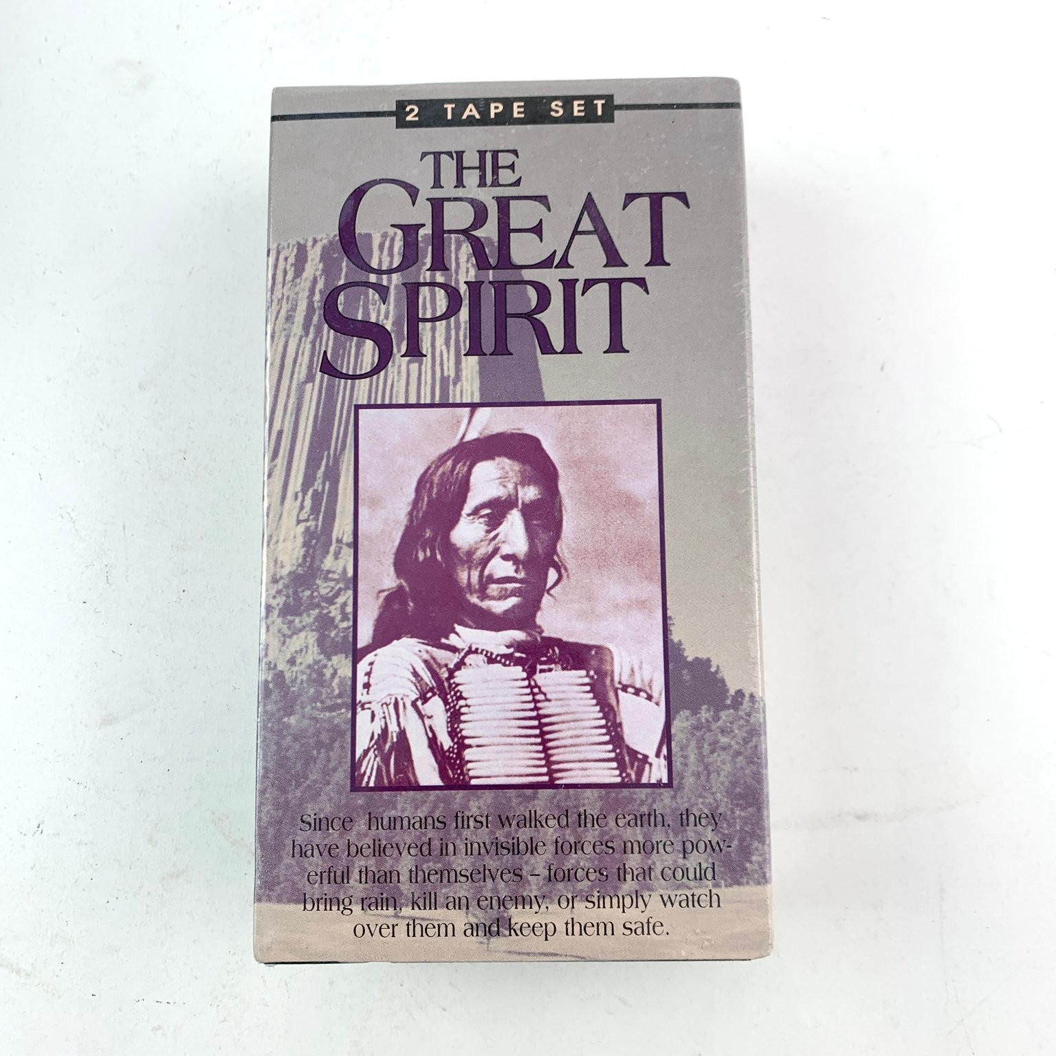 The Great Spirit VHS 1995 Documentary Native American 2-Tape Set Simitar