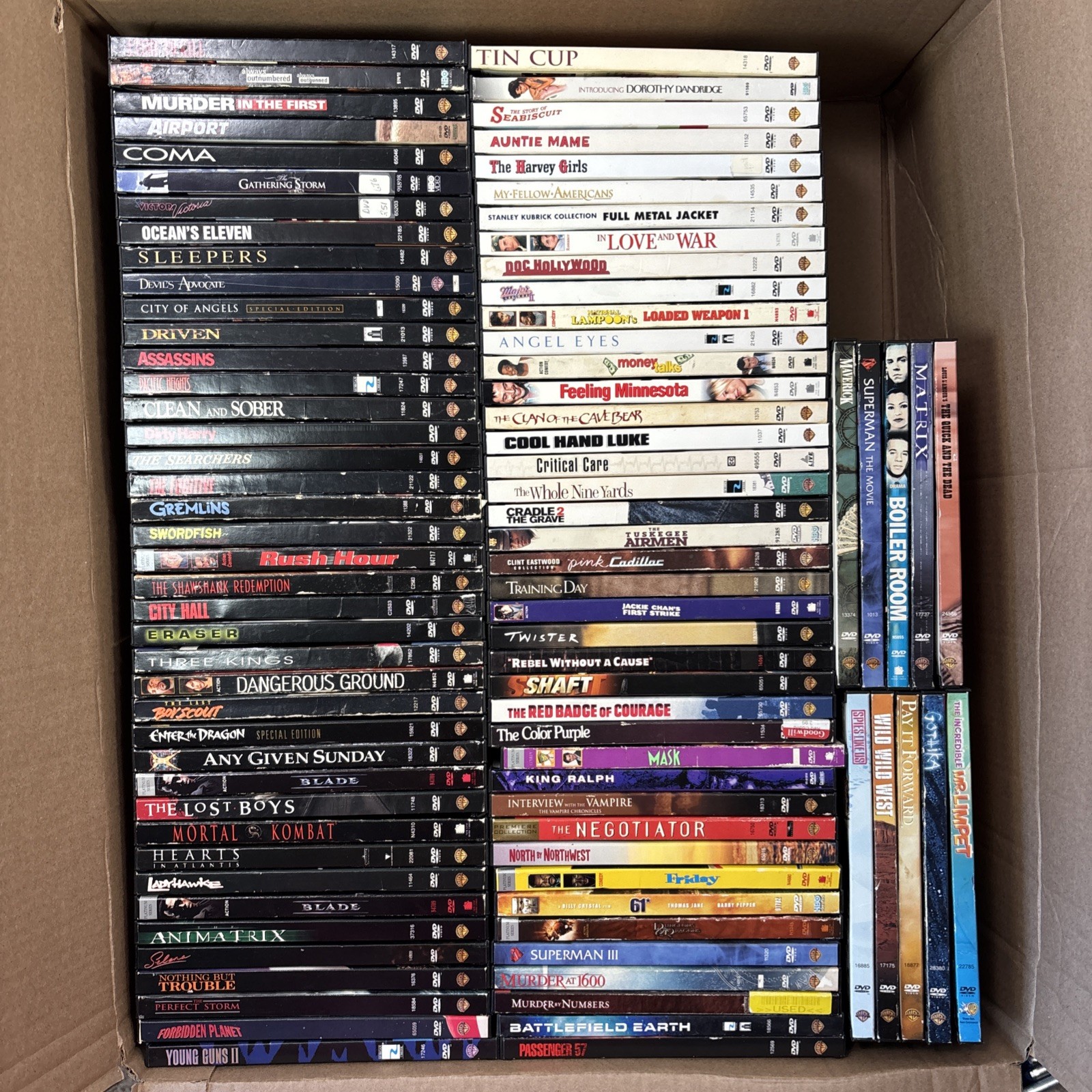 Vintage Snapcase 92 Movie DVD Lot Wholesale Collection Some Rare & OOP Movies