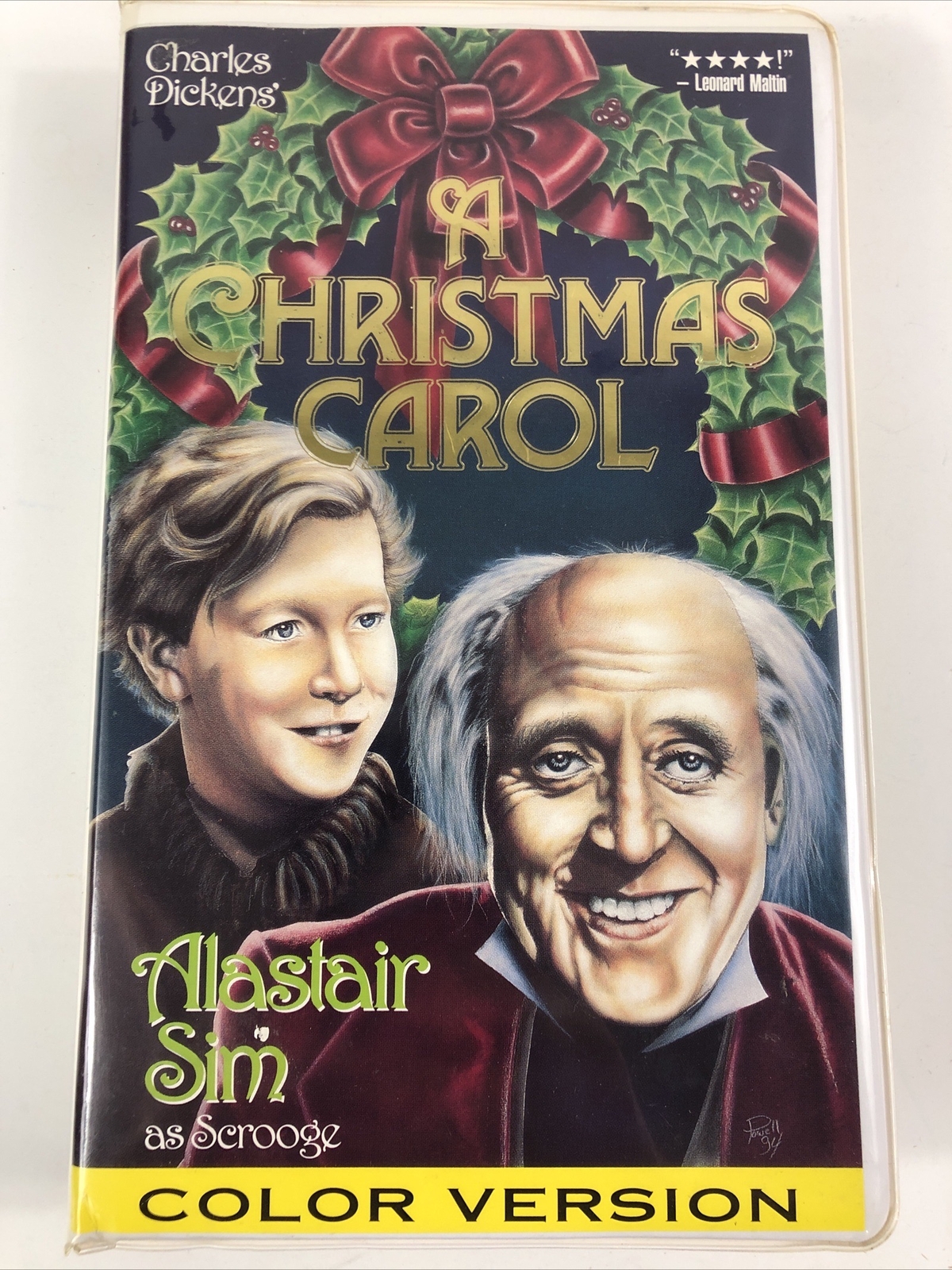 1951 A Christmas Carol VHS Alastair Sim Kathleen Harrison Clifford Mollison