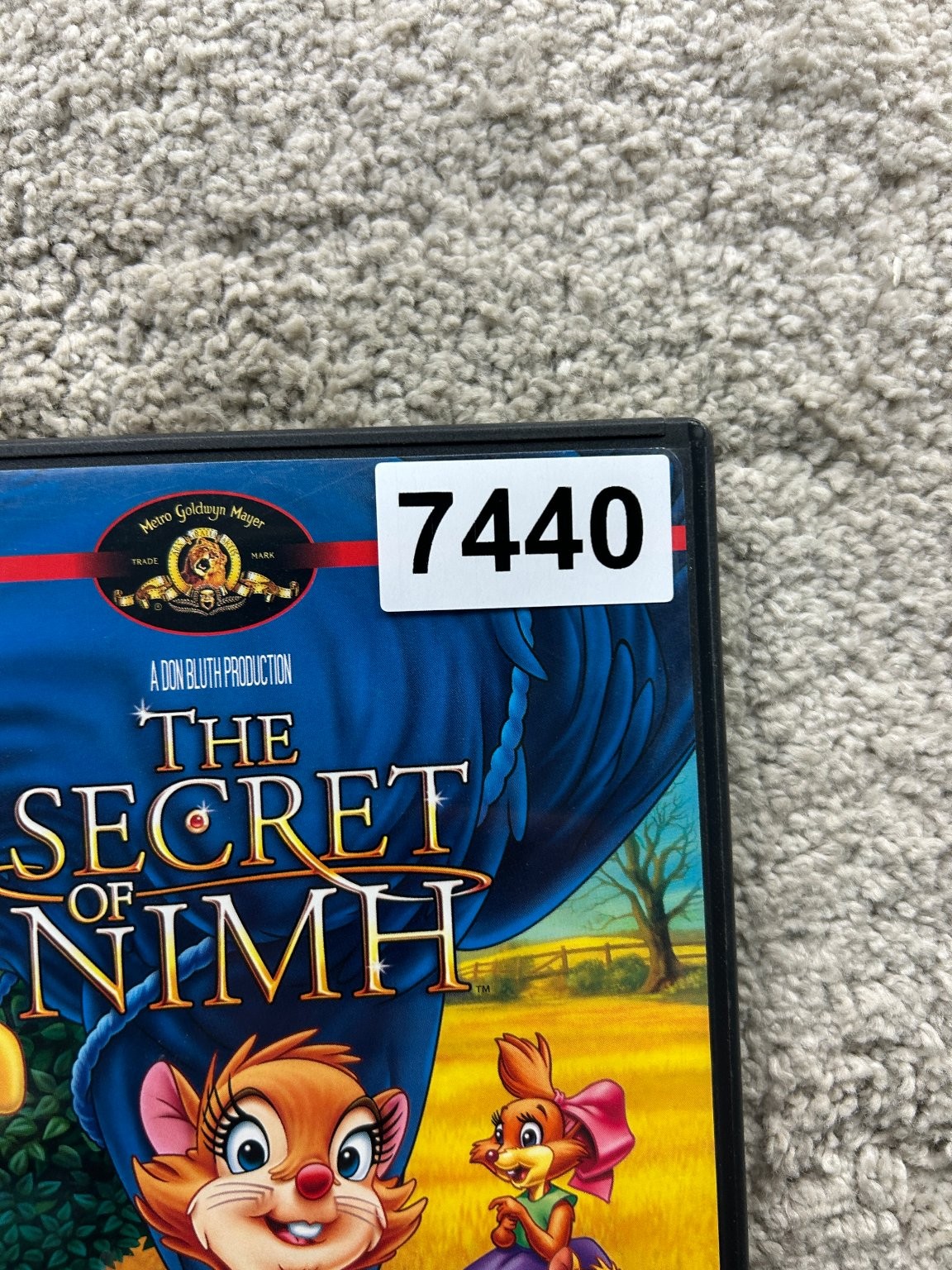 The Secret of NIMH DVD 2002 Don Bluth Animation Family Adventure