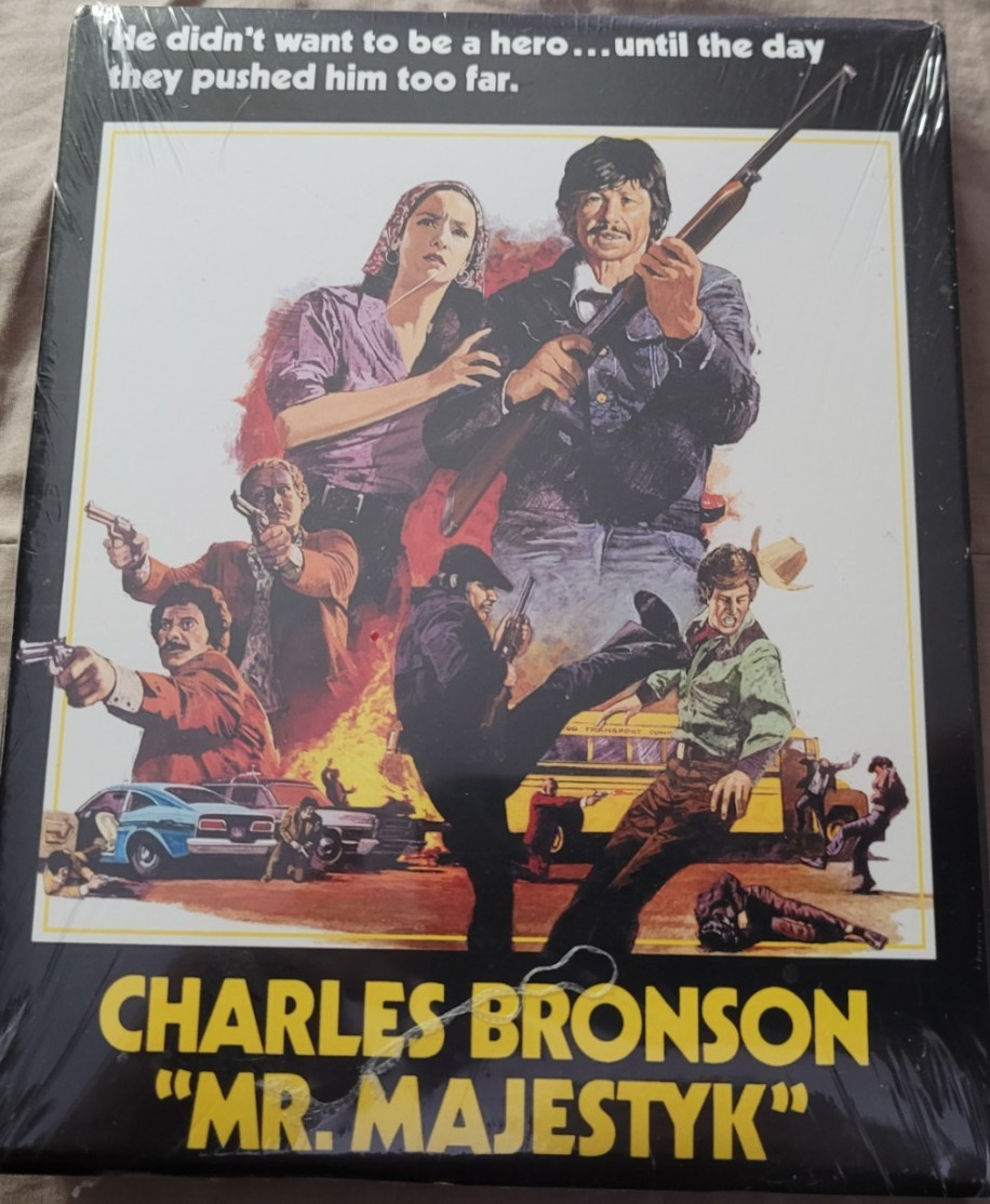 Mr. Majestyk (Blu-ray + Slipcover, 1974) Brand New Sealed Rare s/Free Shipping!