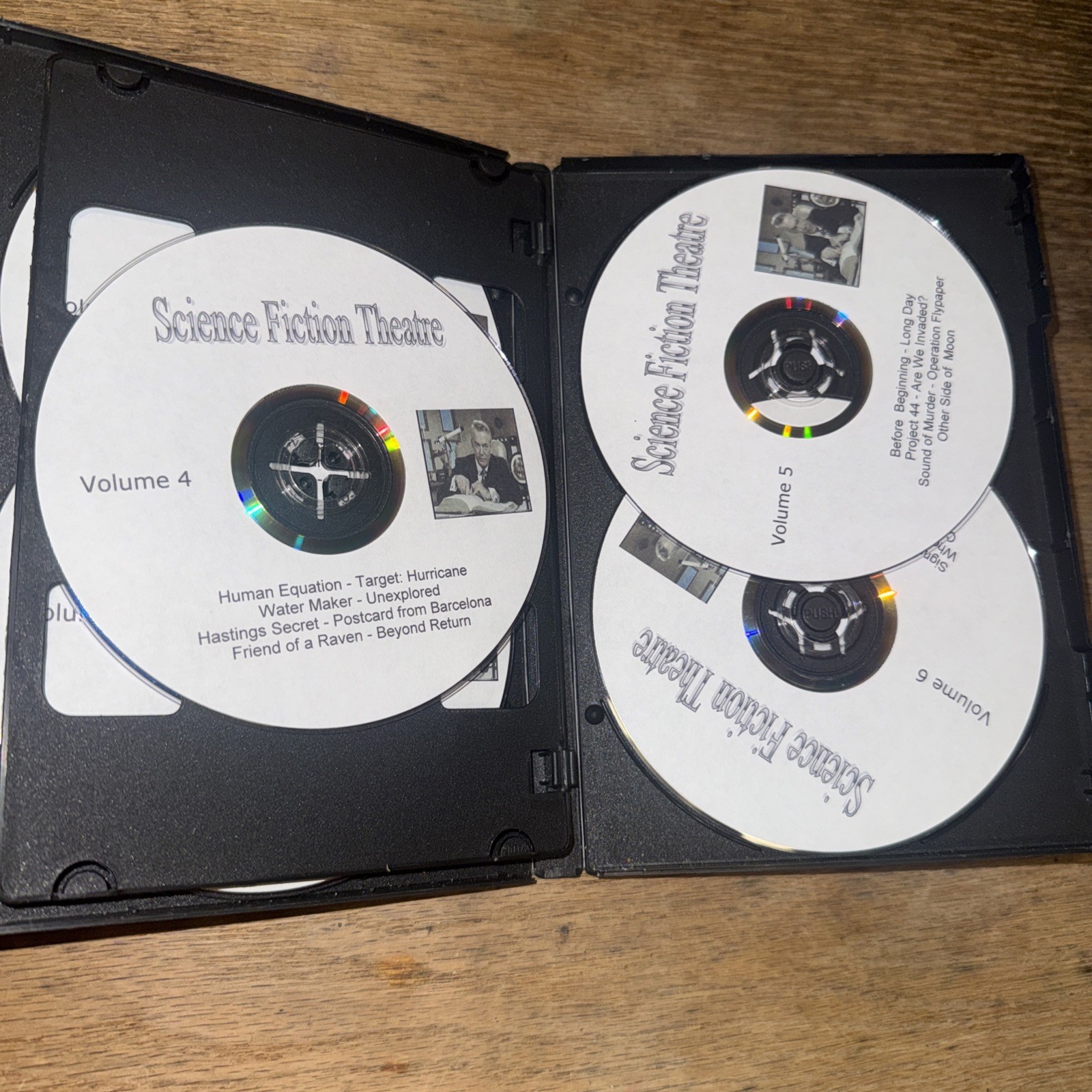 Science Fiction Theatre DVD-6 Disc Set Vintage Television Collectors Ed – VG +