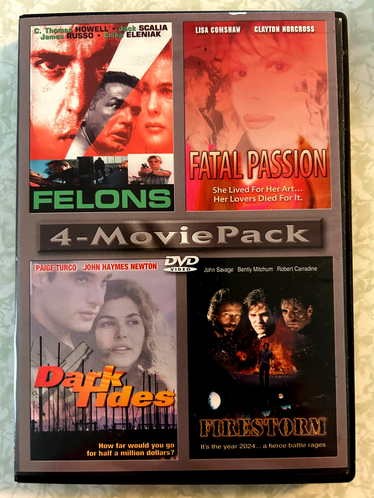 Felons (2000) / Fatal Passion (2001) / Dark Tides (1998) / Firestorm (1996) DVD