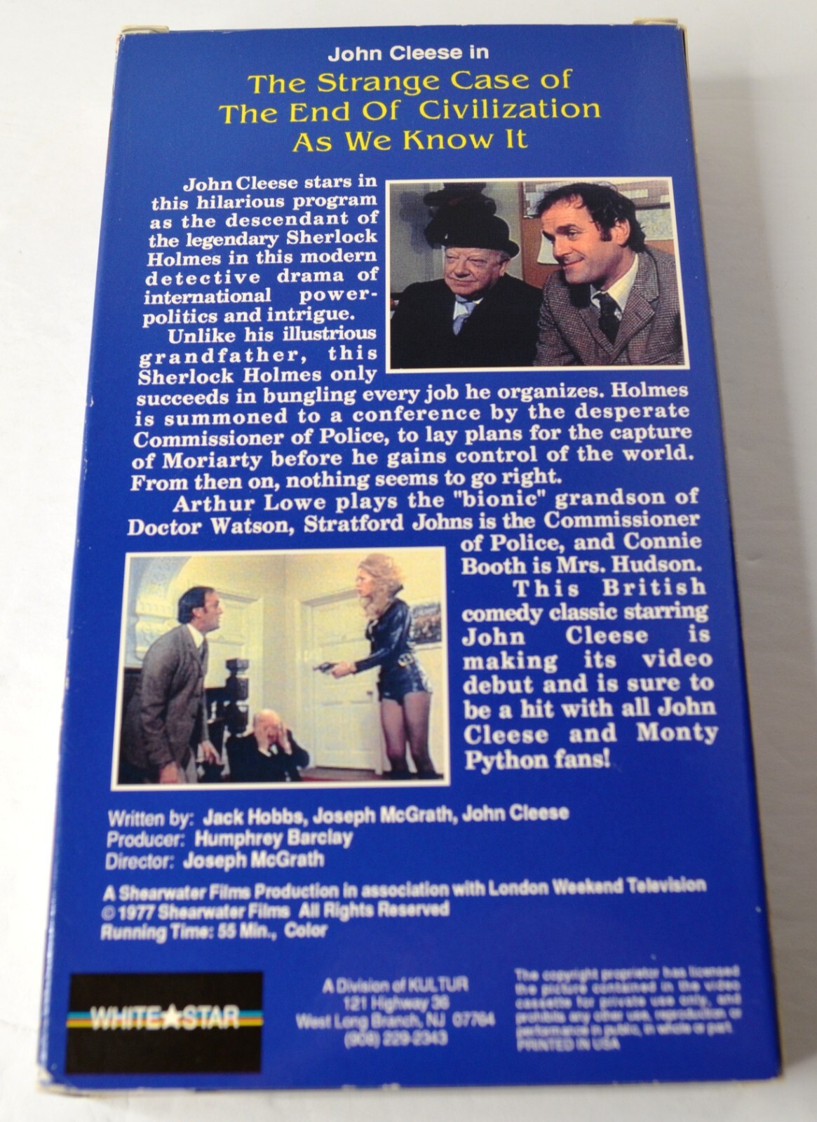 1977 THE STRANGE CASE OF THE END OF CIVILIZATION AS WE KNOW IT VHS TAPE