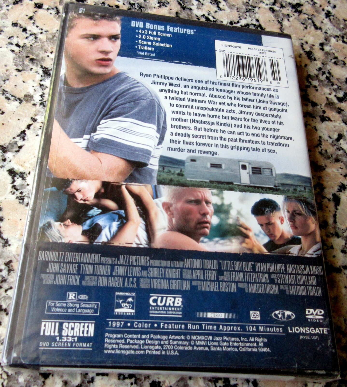 LITTLE BOY BLUE RARE NEW DVD Ryan Phillippe Nastassja Kinski John Savage Texas $