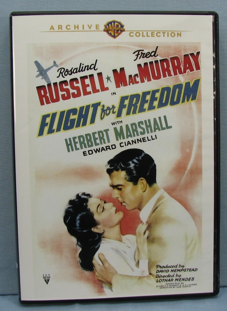 Flight for Freedom (DVD, 1943) Rosalind Russell ~ Amelia Earhart Story
