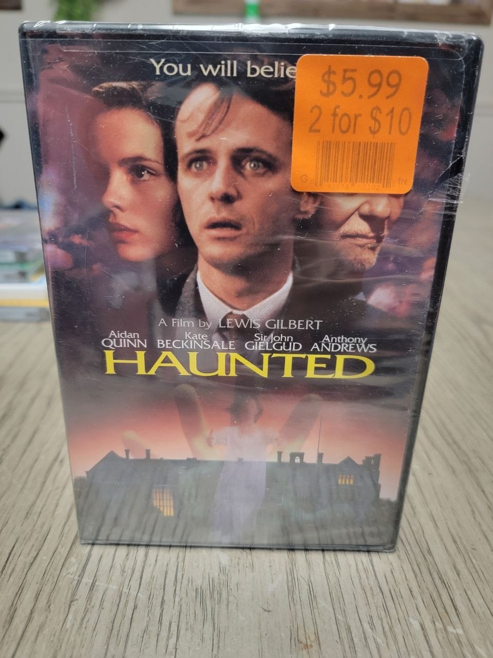 Haunted (DVD, 2001) Aiden Quinn Kate Beckinsale BRAND NEW SEALED OOP RARE USA R1