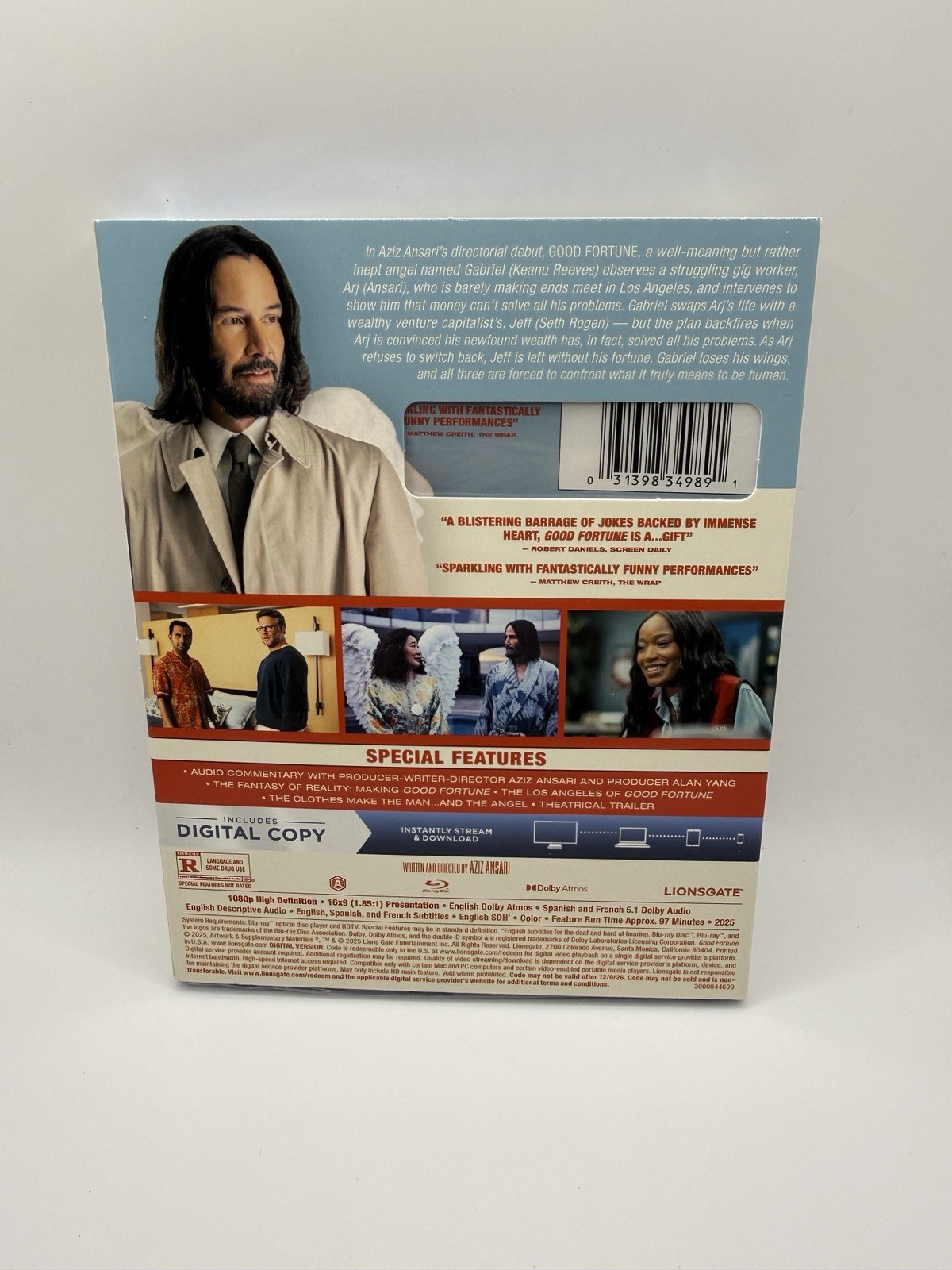 Good Fortune [New Blu-ray] Digital New With Slipcover
