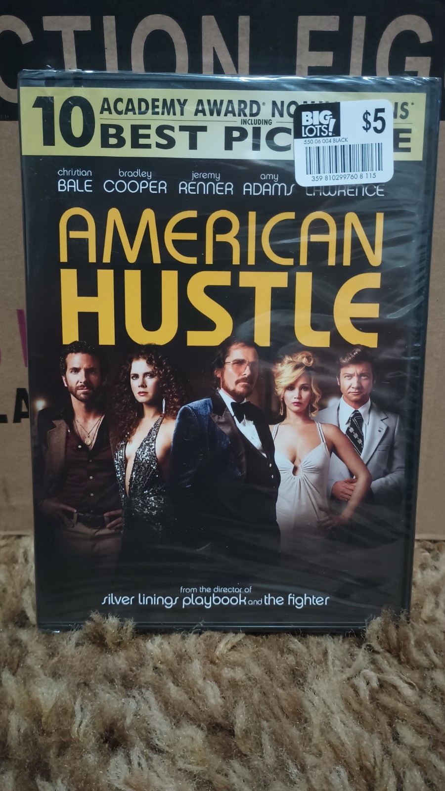 American Hustle (2013) DVD BRAND NEW! STILL SEALED!