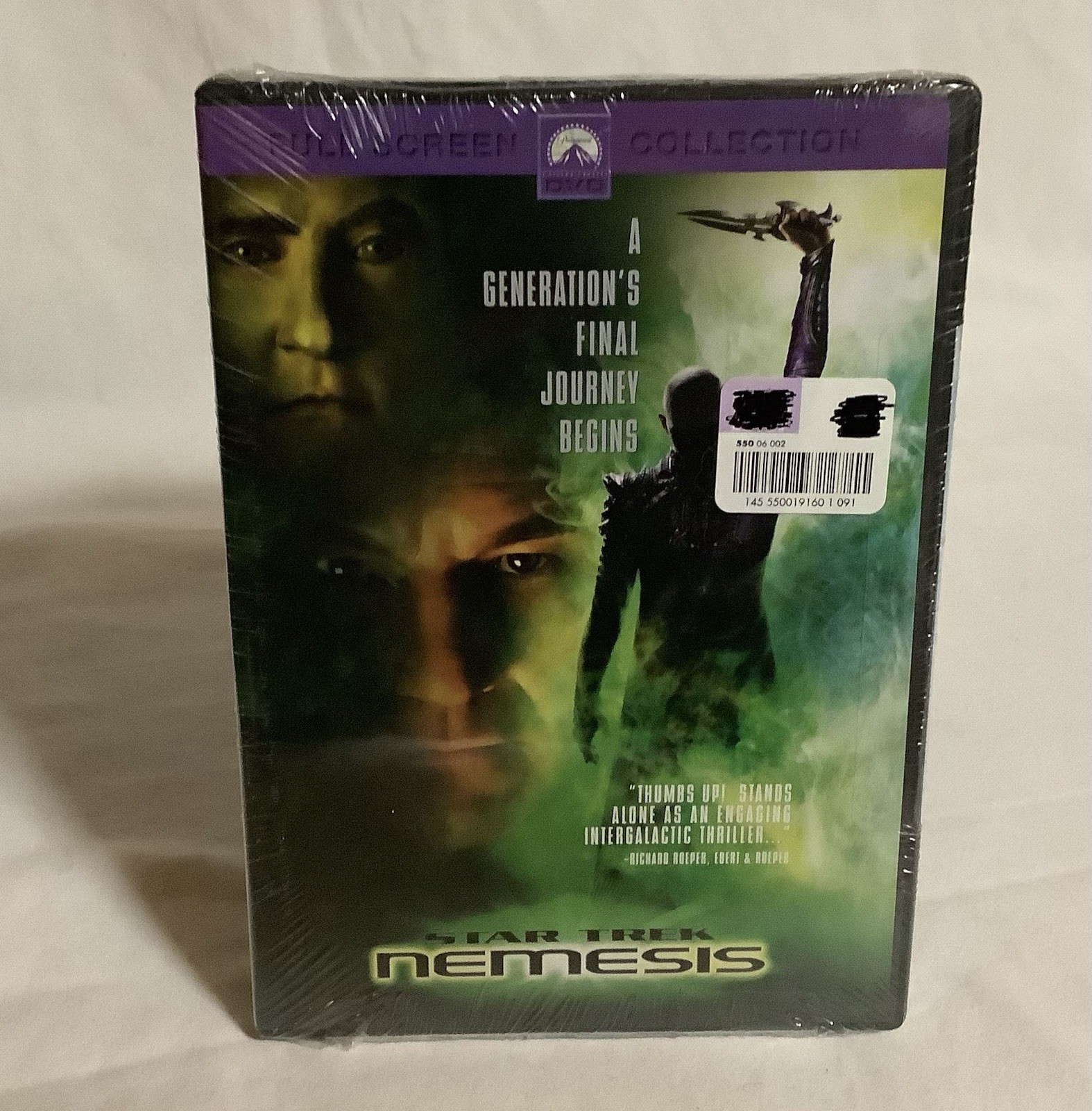 Star Trek: Nemesis (DVD, 2003, Full Frame), Patrick Stewart New And Sealed