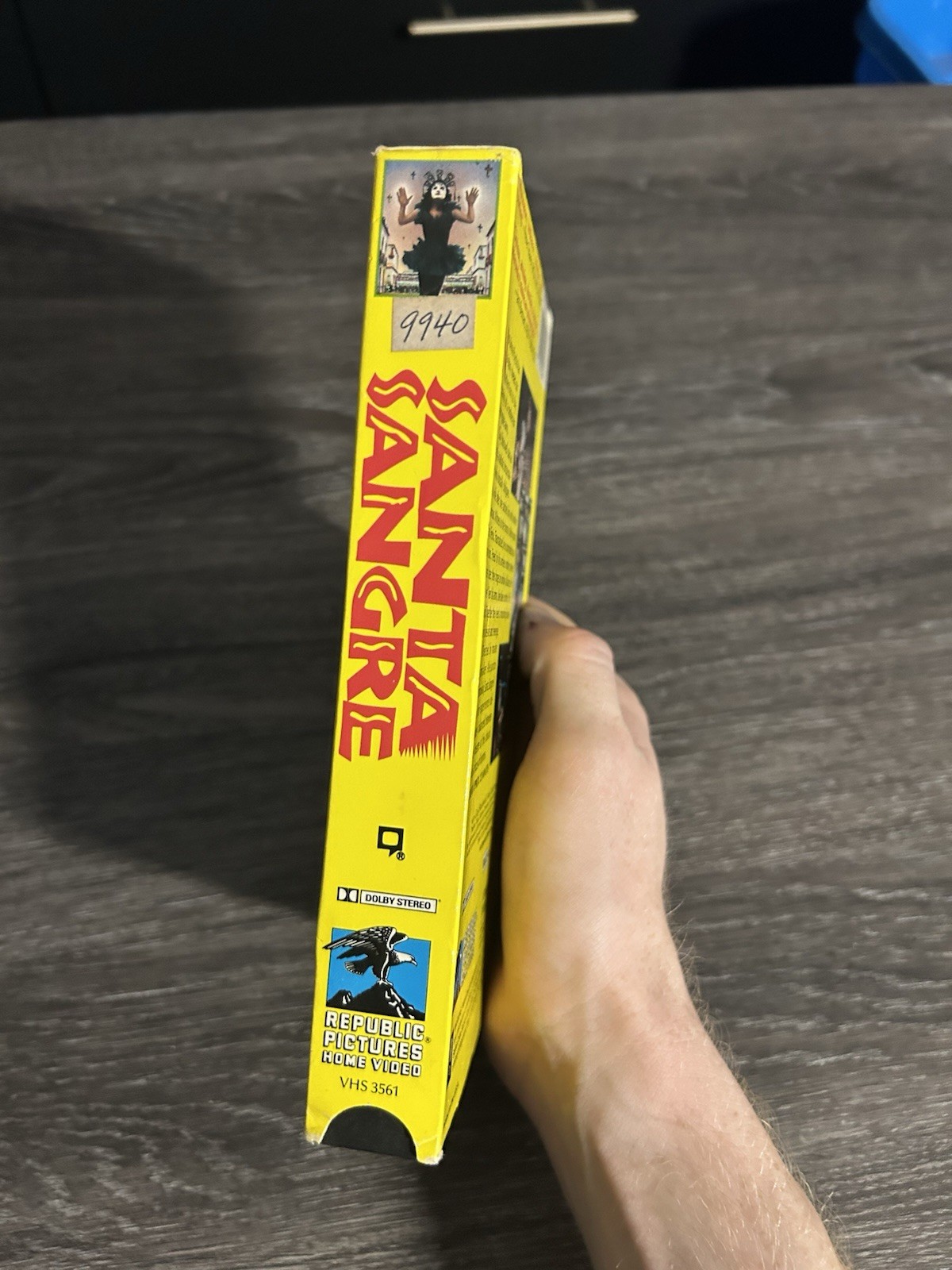 SANTA SANGRE Drama Horror Republic Pictures VHS Tape ~ Alejandro Jodorowsky