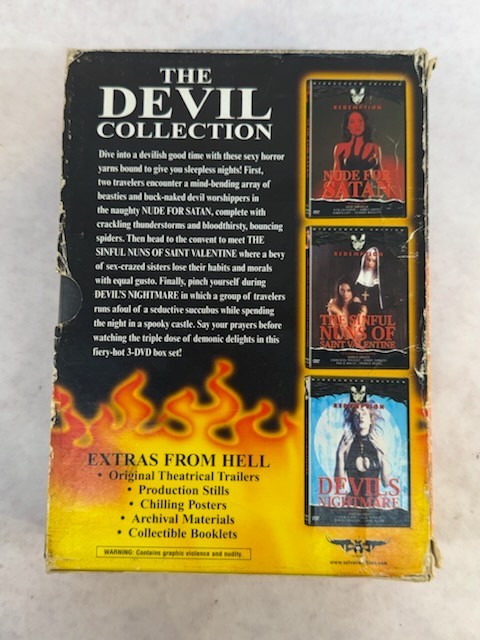 Redemption the Devil Collection DVD Missing Nude For Satan DISC