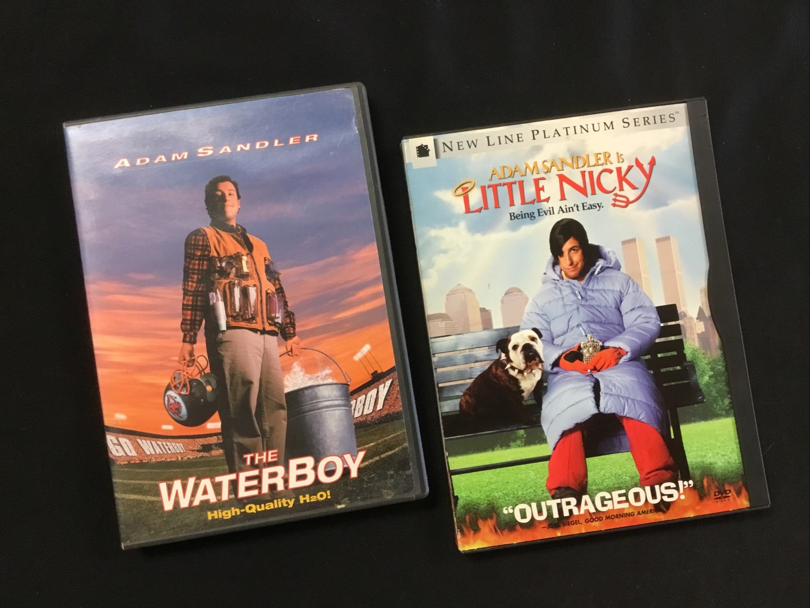 The Waterboy + Little Nicky – DVD Lot ADAM SANDLER Comedy Classics! FREE S/H