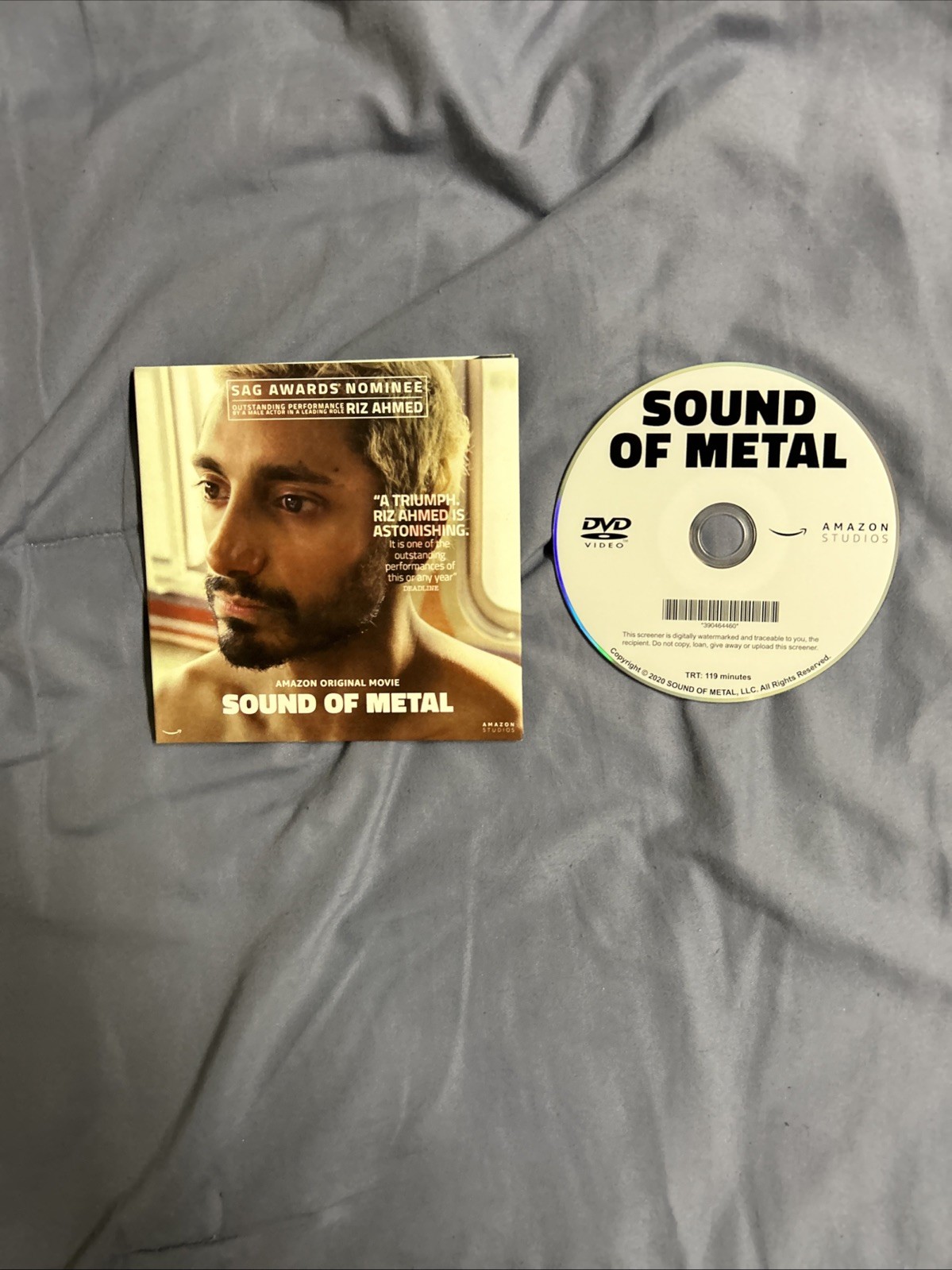 Amazon Prime SOUND OF METAL FYC DVD Riz Ahmed Sag Award For Your Consideration
