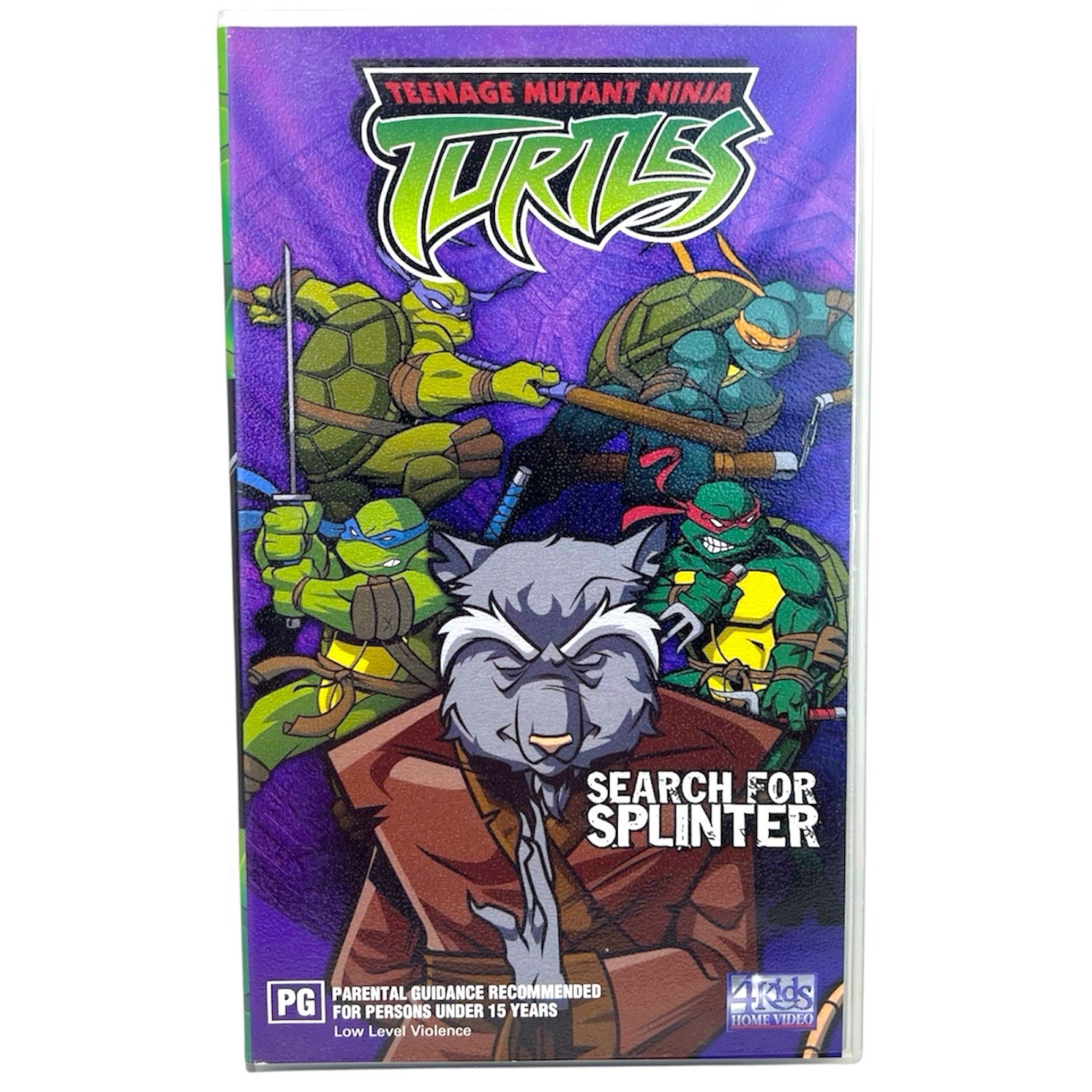 Teenage Mutant Ninja Turtles Search for Splinter VHS 2004 TMNT Tested Rare